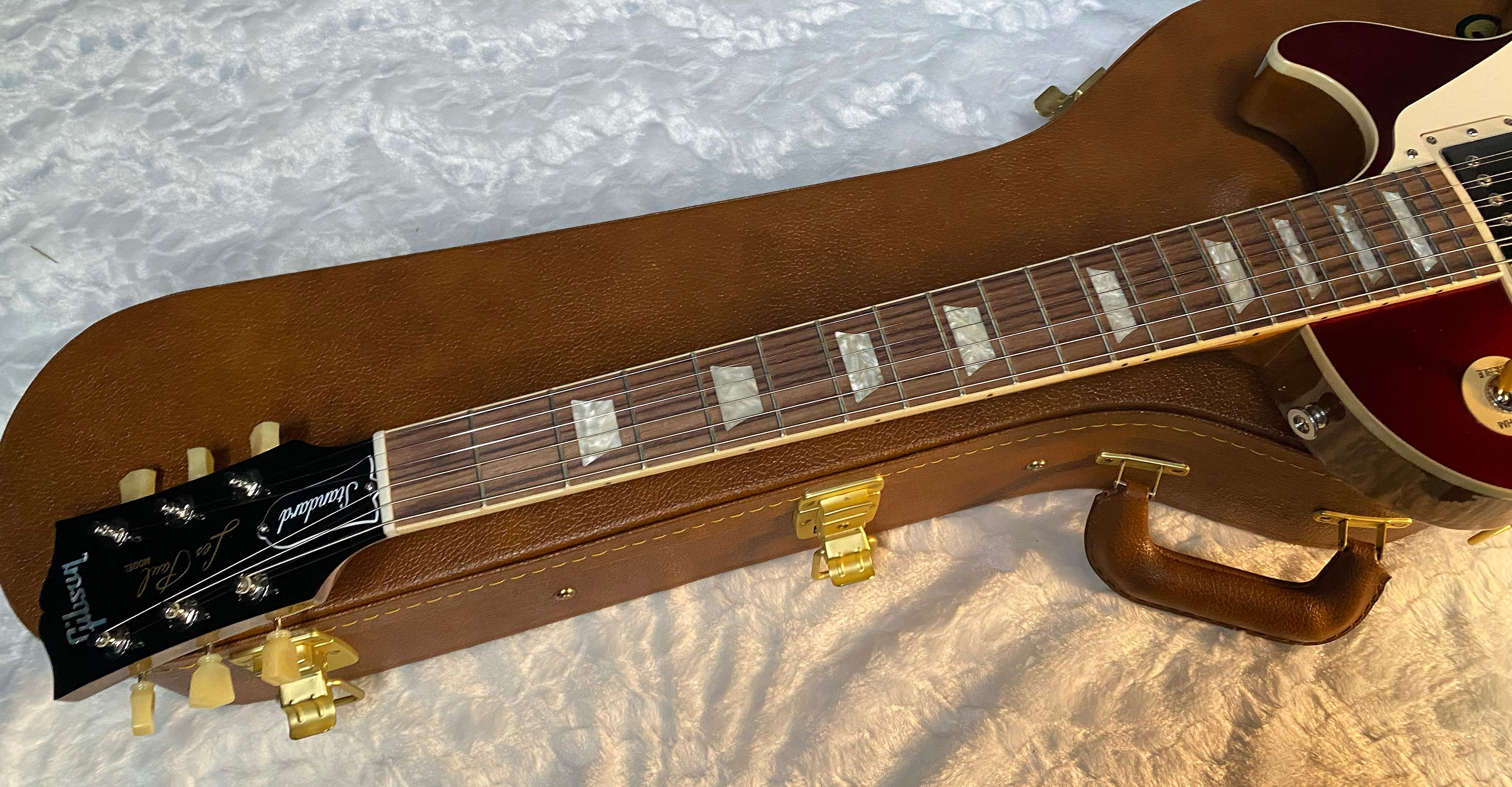 2023 Gibson Les Paul Standard '50s Plain Top Sparkling Burgundy - Only 9.2 lbs - Authorized Dealer