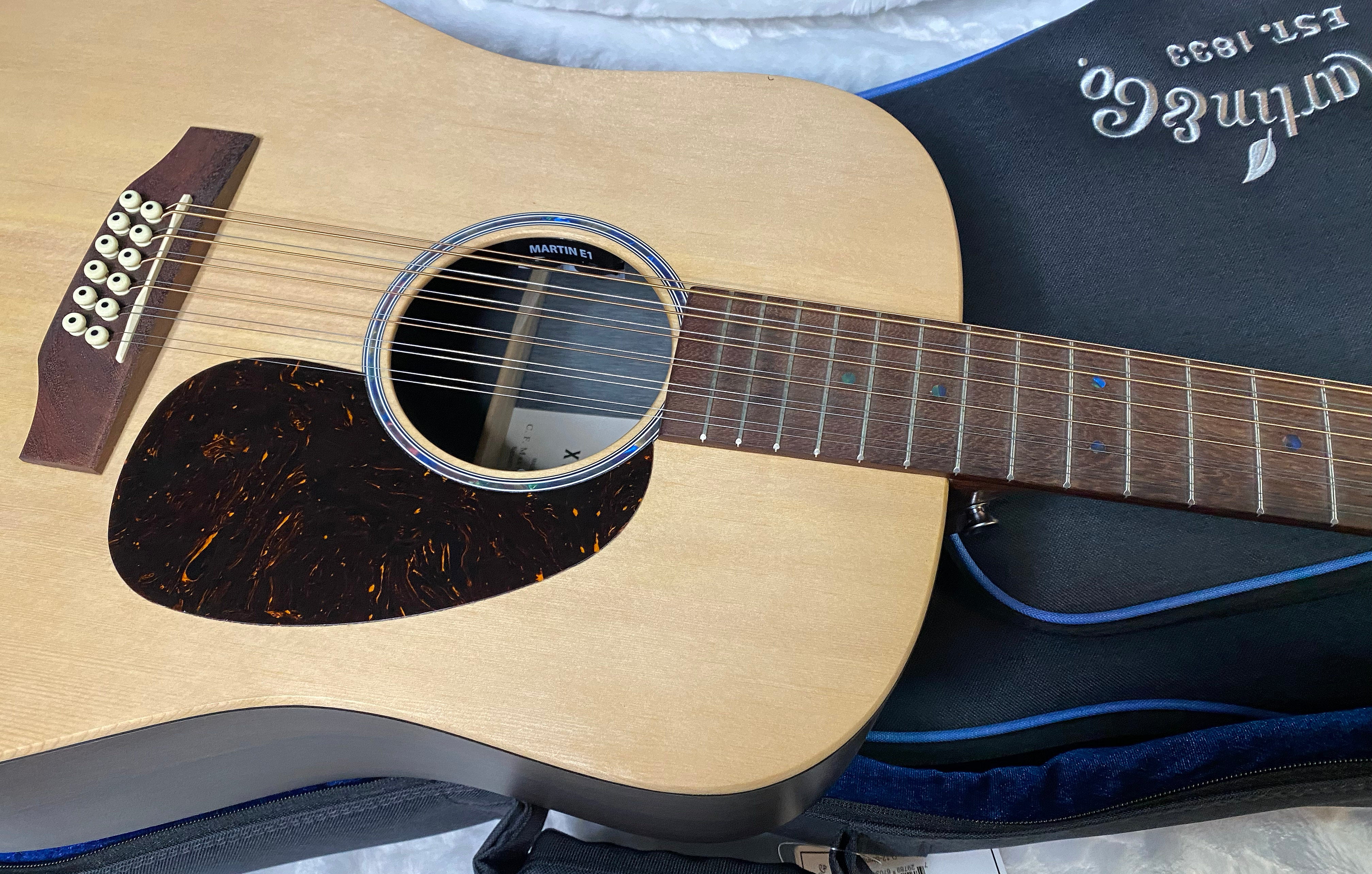 NEW! Martin D-X2E 12-String Acoustic-Electric Guitar - Brazilian Rosewood Pattern - 5.5lbs - Authorized Dealer - G06929