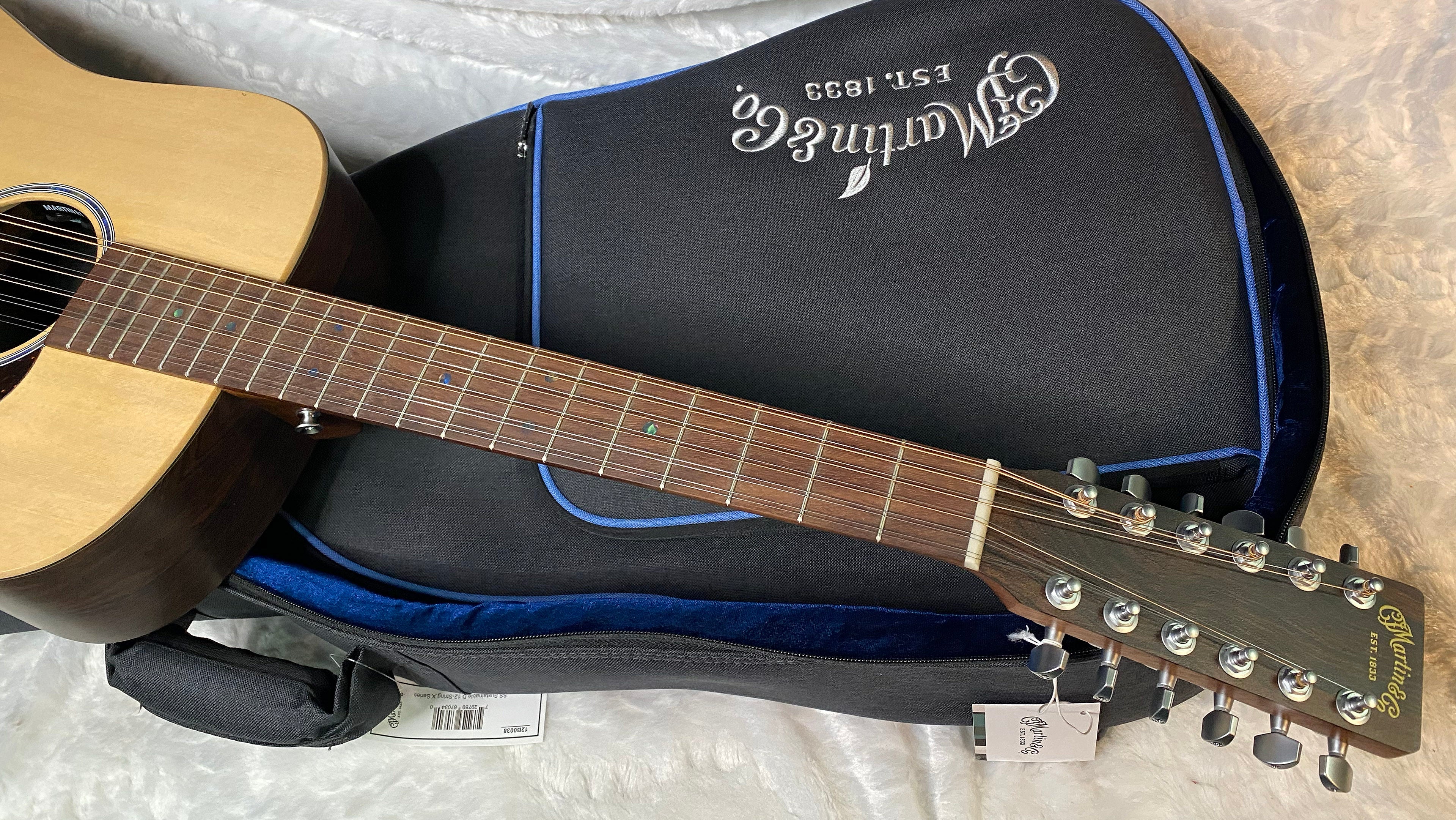 NEW! Martin D-X2E 12-String Acoustic-Electric Guitar - Brazilian Rosewood Pattern - 5.5lbs - Authorized Dealer - G06929