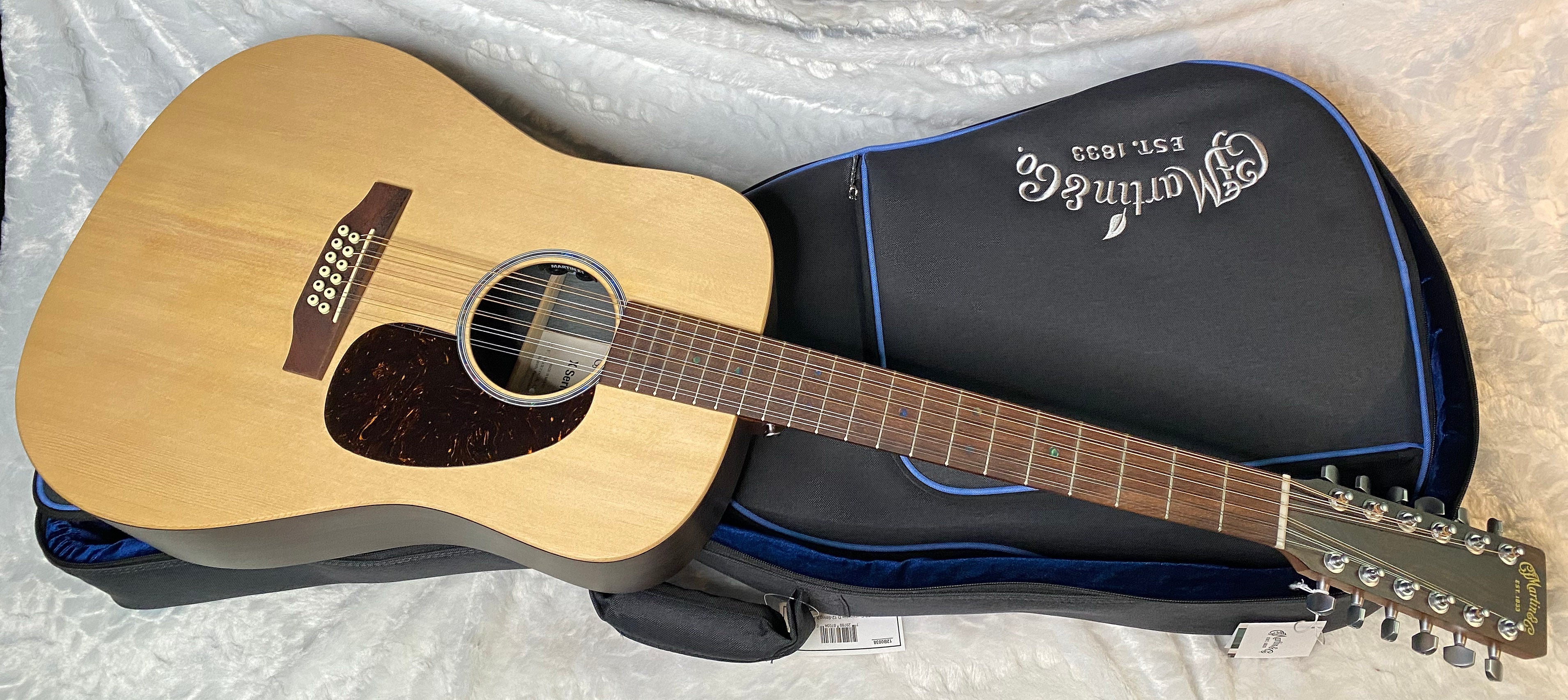 NEW! Martin D-X2E 12-String Acoustic-Electric Guitar - Brazilian Rosewood Pattern - 5.5lbs - Authorized Dealer - G06929