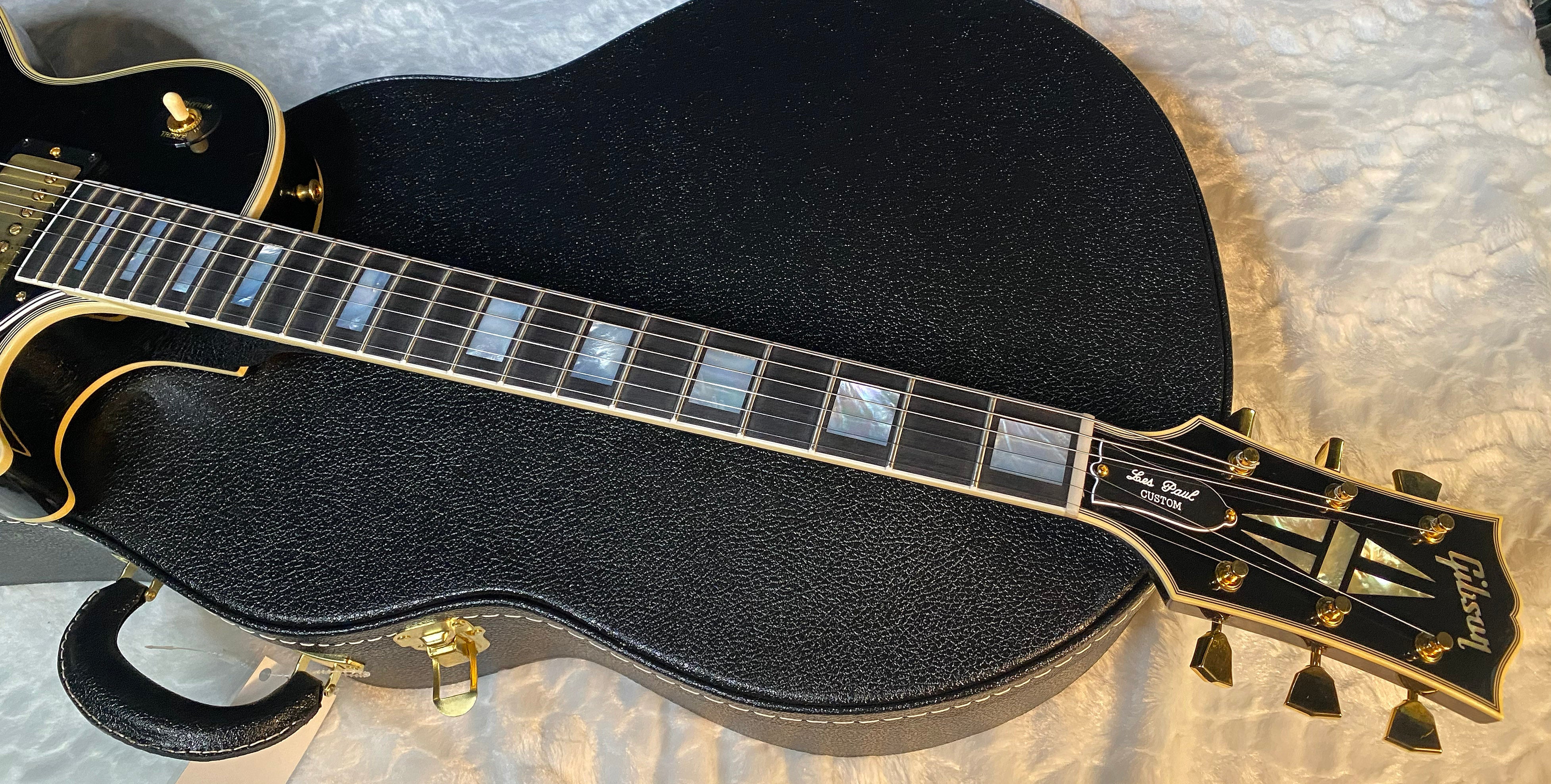 NEW! Gibson Custom Shop '68 Les Paul Custom Reissue - Gloss Ebony - Authorized Dealer - 9.5 lbs - G06176