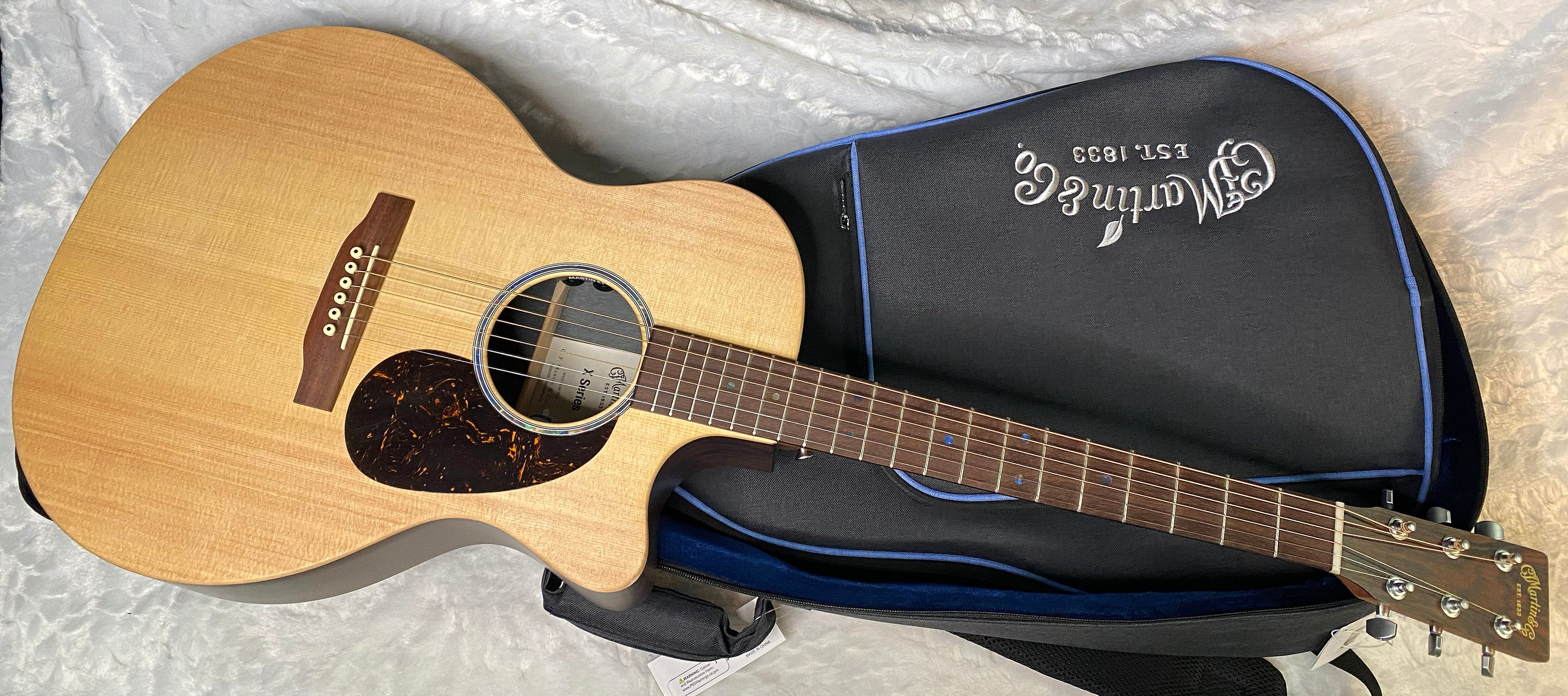 NEW! Martin GPC-X2E Grand Performance Acoustic-electric Guitar - Natural Cocobolo - Natural 4.5 lbs - Authorized Dealer - G06932