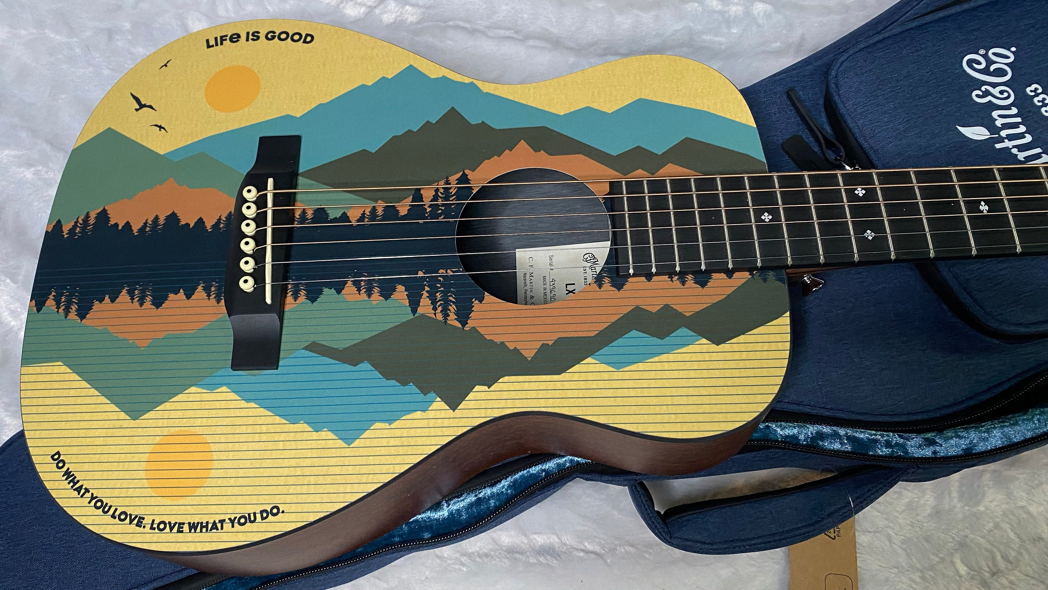 NEW! Martin LX1 Little Martin Acoustic Guitar - "Life is Good" - 3.65lbs - Gig Bag - Authorized Dealer - G06936