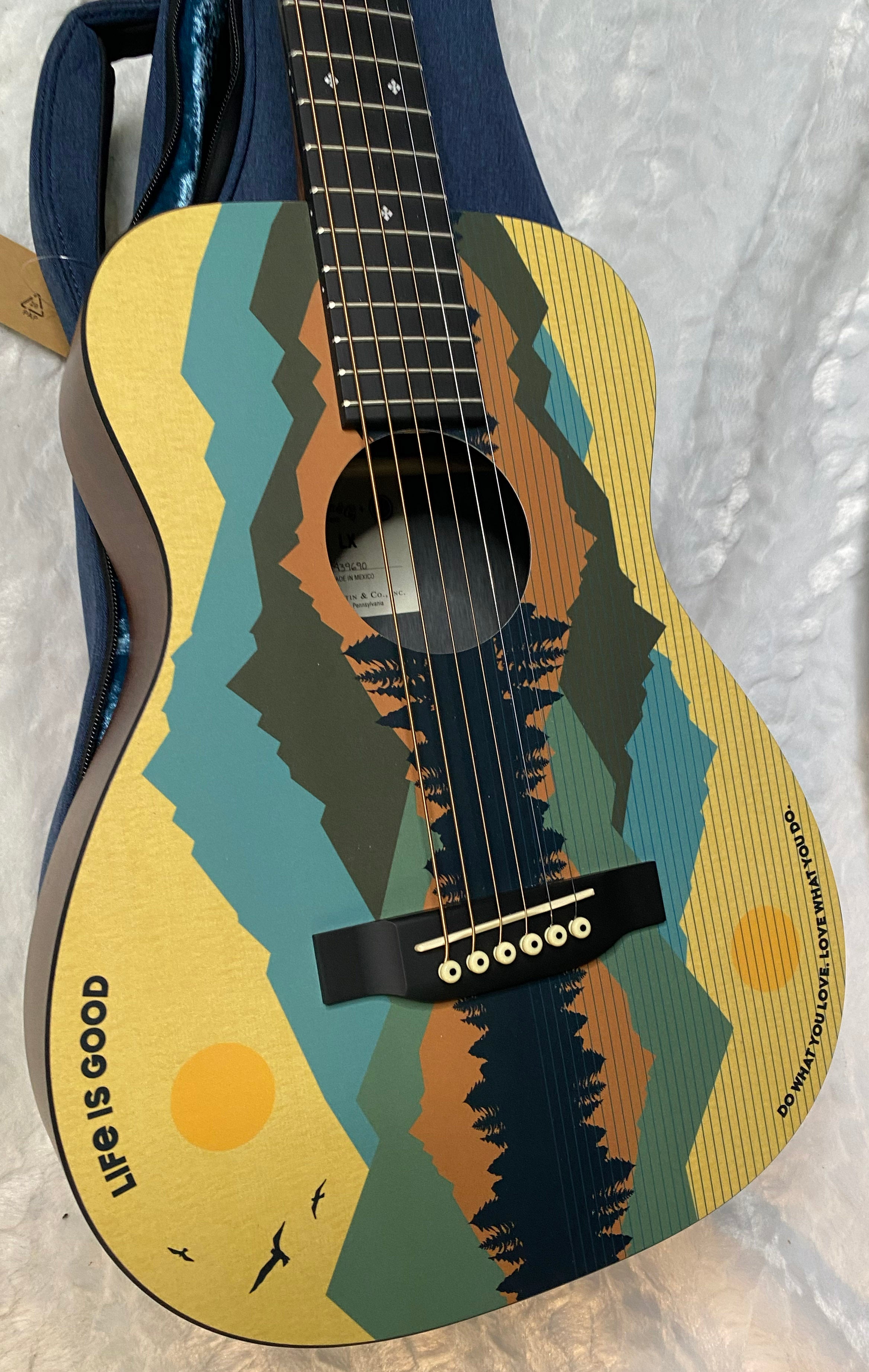NEW! Martin LX1 Little Martin Acoustic Guitar - "Life is Good" - 3.65lbs - Gig Bag - Authorized Dealer - G06936