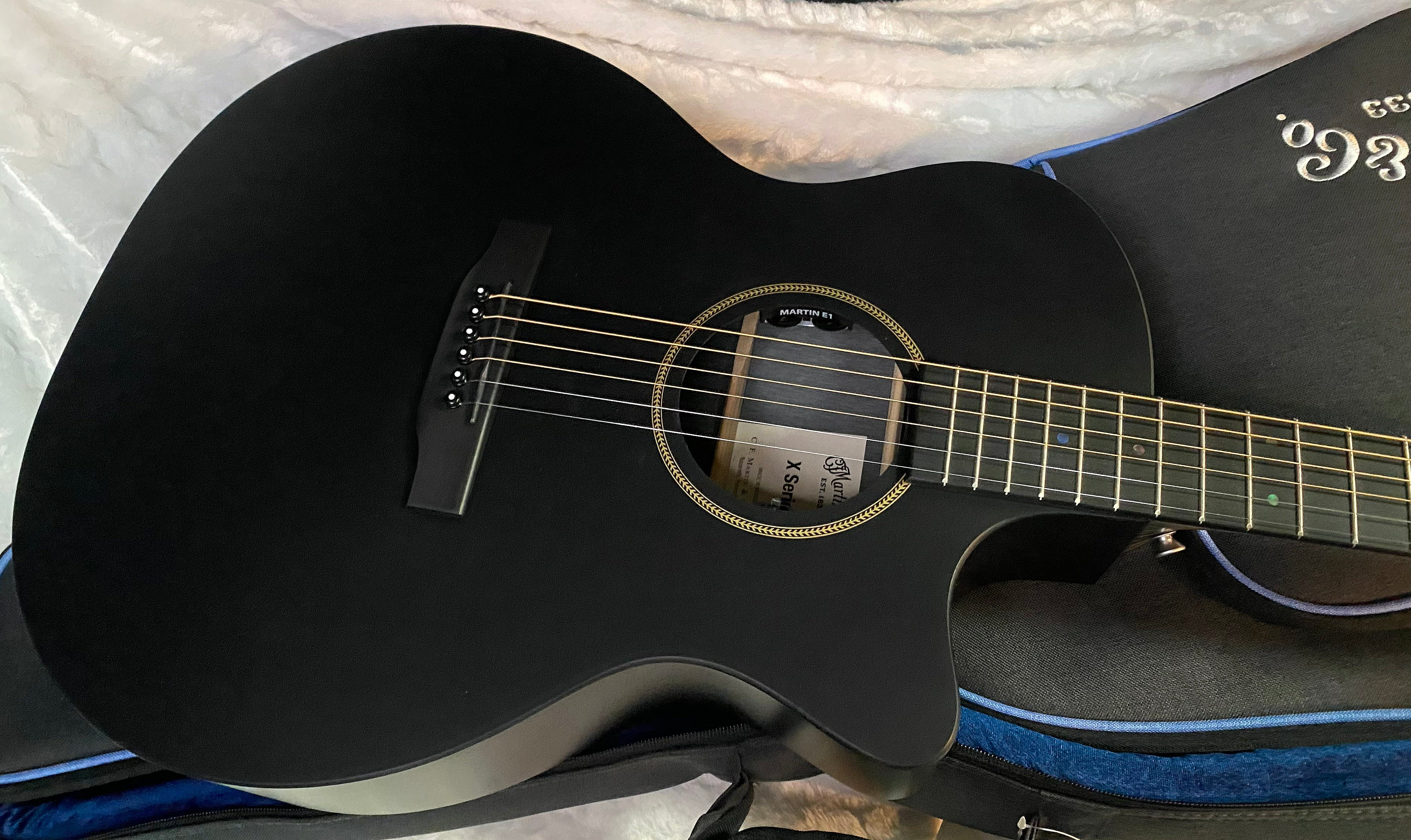 NEW! Martin GPC-X1E Grand Performance Acoustic-Electric Guitar - Black - Natural 4.9 lbs - Authorized Dealer - G06930