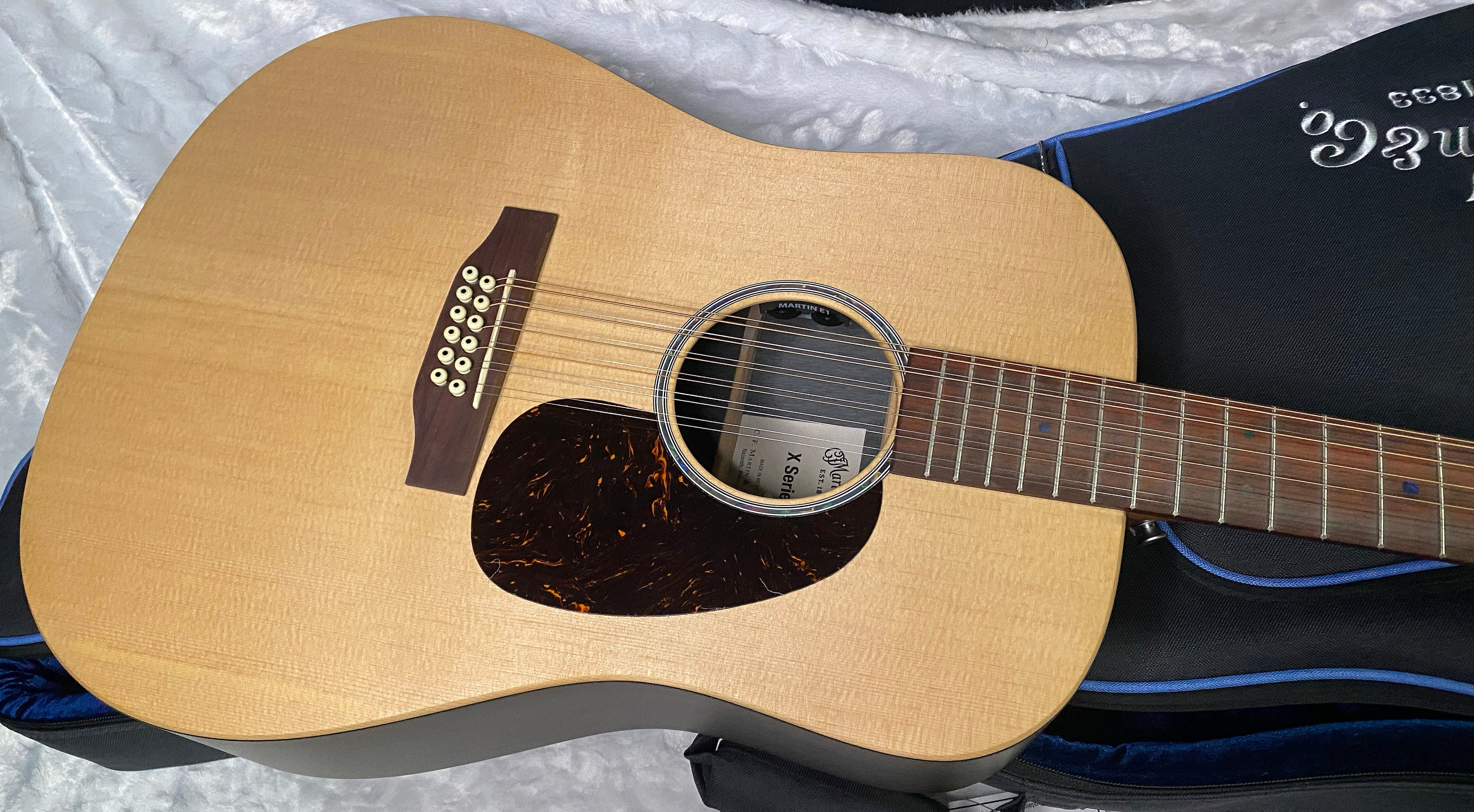 NEW! Martin D-X2E 12-String Acoustic-Electric Guitar - Brazilian Rosewood Pattern - 5.5lbs - Authorized Dealer - G06924