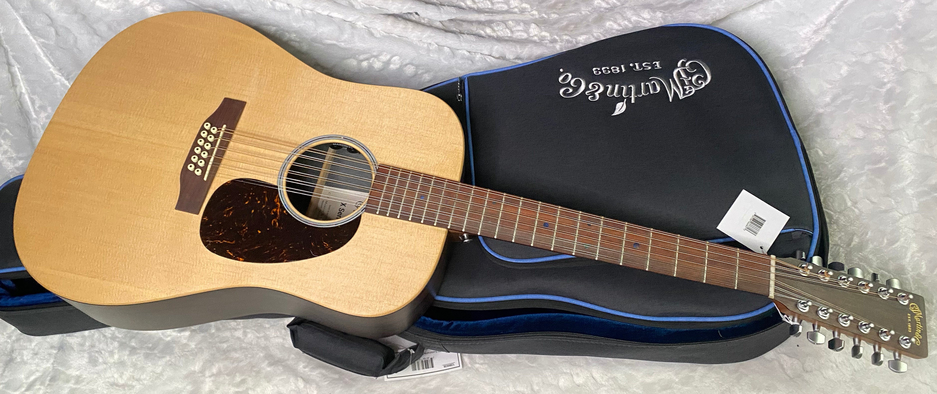 NEW! Martin D-X2E 12-String Acoustic-Electric Guitar - Brazilian Rosewood Pattern - 5.5lbs - Authorized Dealer - G06924