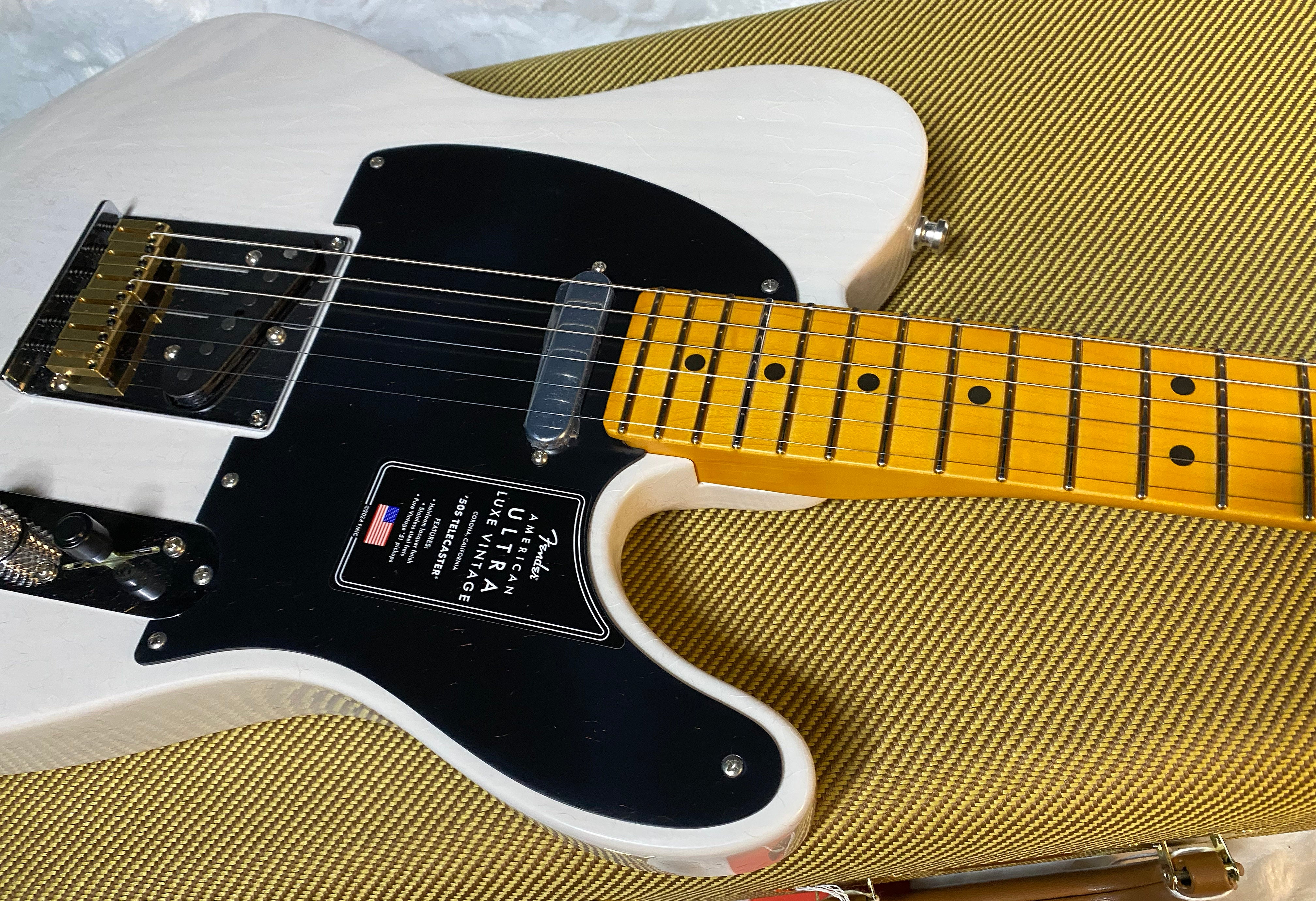NEW ! Fender American Ultra Luxe Vintage '50s Telecaster - White Blonde - Authorized Dealer - In-Stock! Only 6.85lbs - G05402