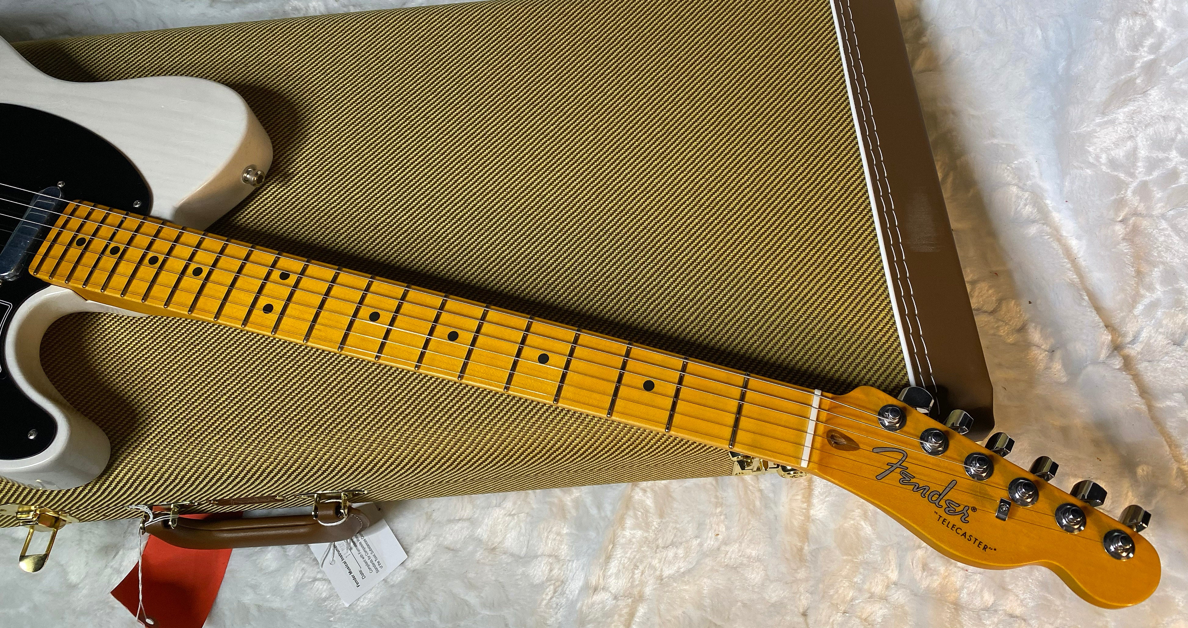 NEW ! Fender American Ultra Luxe Vintage '50s Telecaster - White Blonde - Authorized Dealer - In-Stock! Only 6.85lbs - G05402