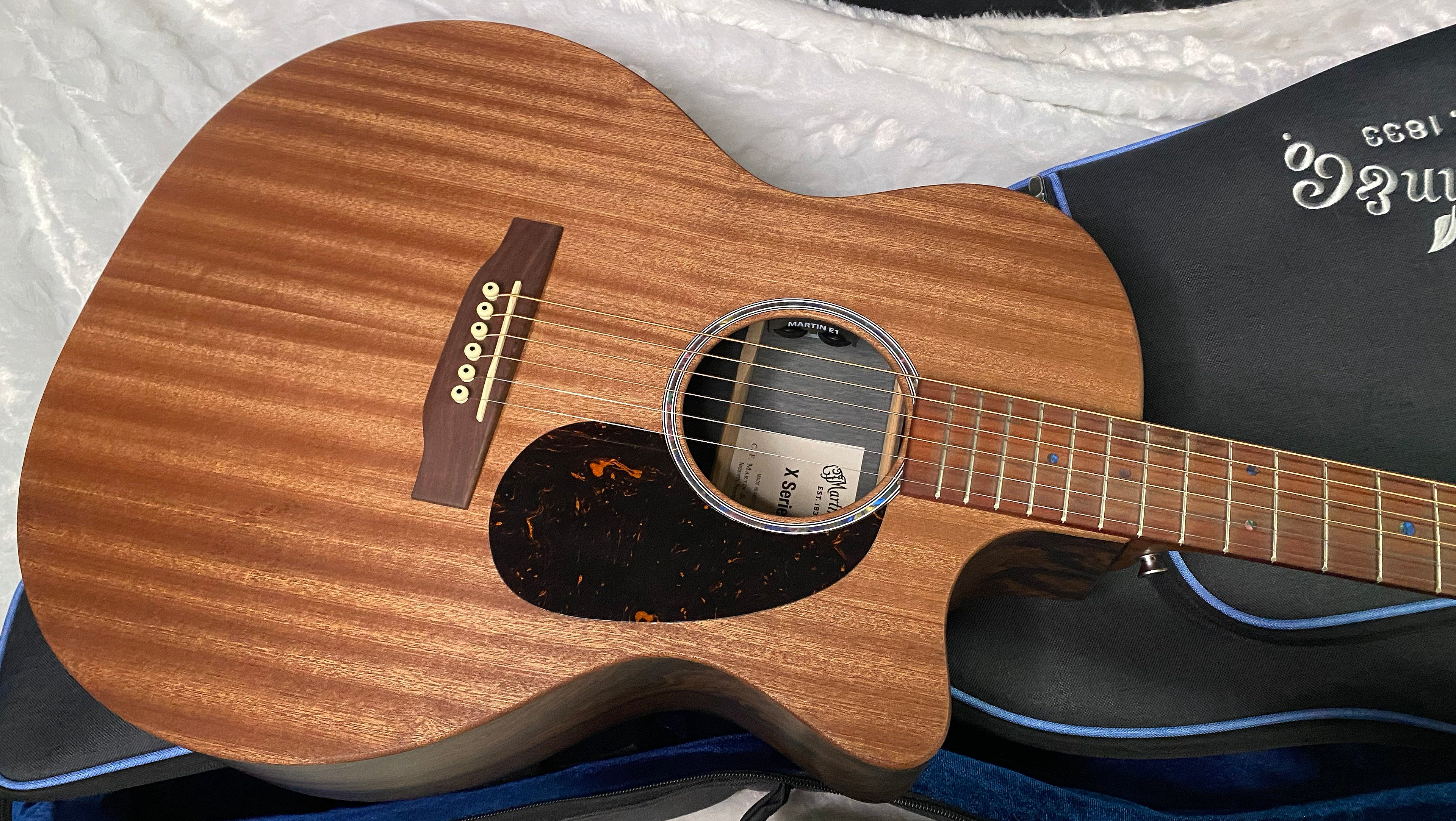 NEW! Martin GPC-X2E Ziricote Acoustic-electric Guitar - Natural - Natural 4.85 lbs - Authorized Dealer - G06928