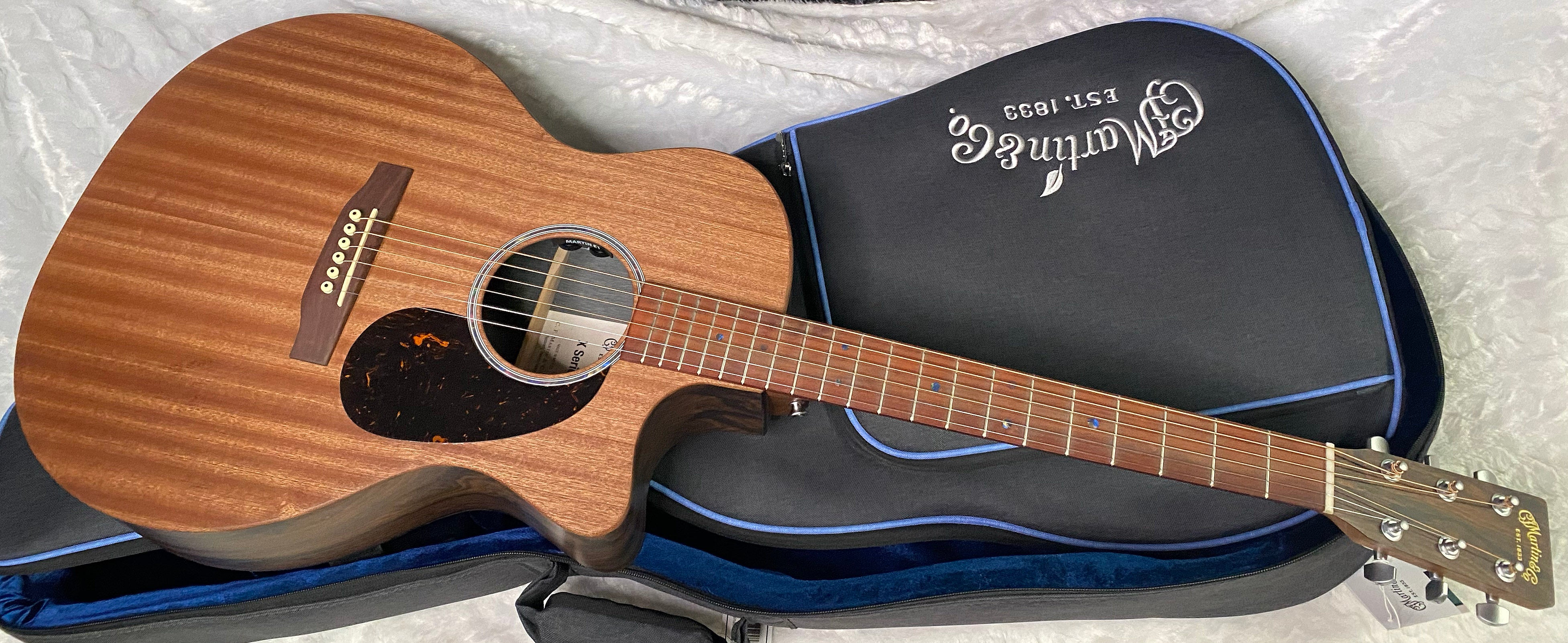 NEW! Martin GPC-X2E Ziricote Acoustic-electric Guitar - Natural - Natural 4.85 lbs - Authorized Dealer - G06928