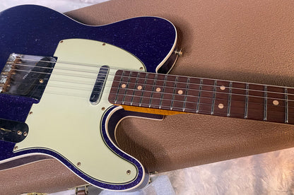 NEW! Fender Custom Shop Flamethrower Telecaster Custom - Journeyman Relic - Modern Specs - Texas Special Pick-Ups - AAAA Flamed Neck - Purple Sparkle - Authorized Dealer - 7.6lbs - G06941