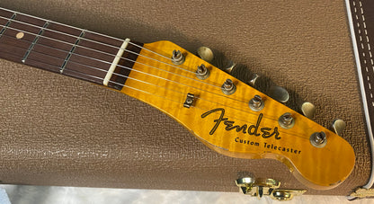 NEW! Fender Custom Shop Flamethrower Telecaster Custom - Journeyman Relic - Modern Specs - Texas Special Pick-Ups - AAAA Flamed Neck - Purple Sparkle - Authorized Dealer - 7.6lbs - G06941