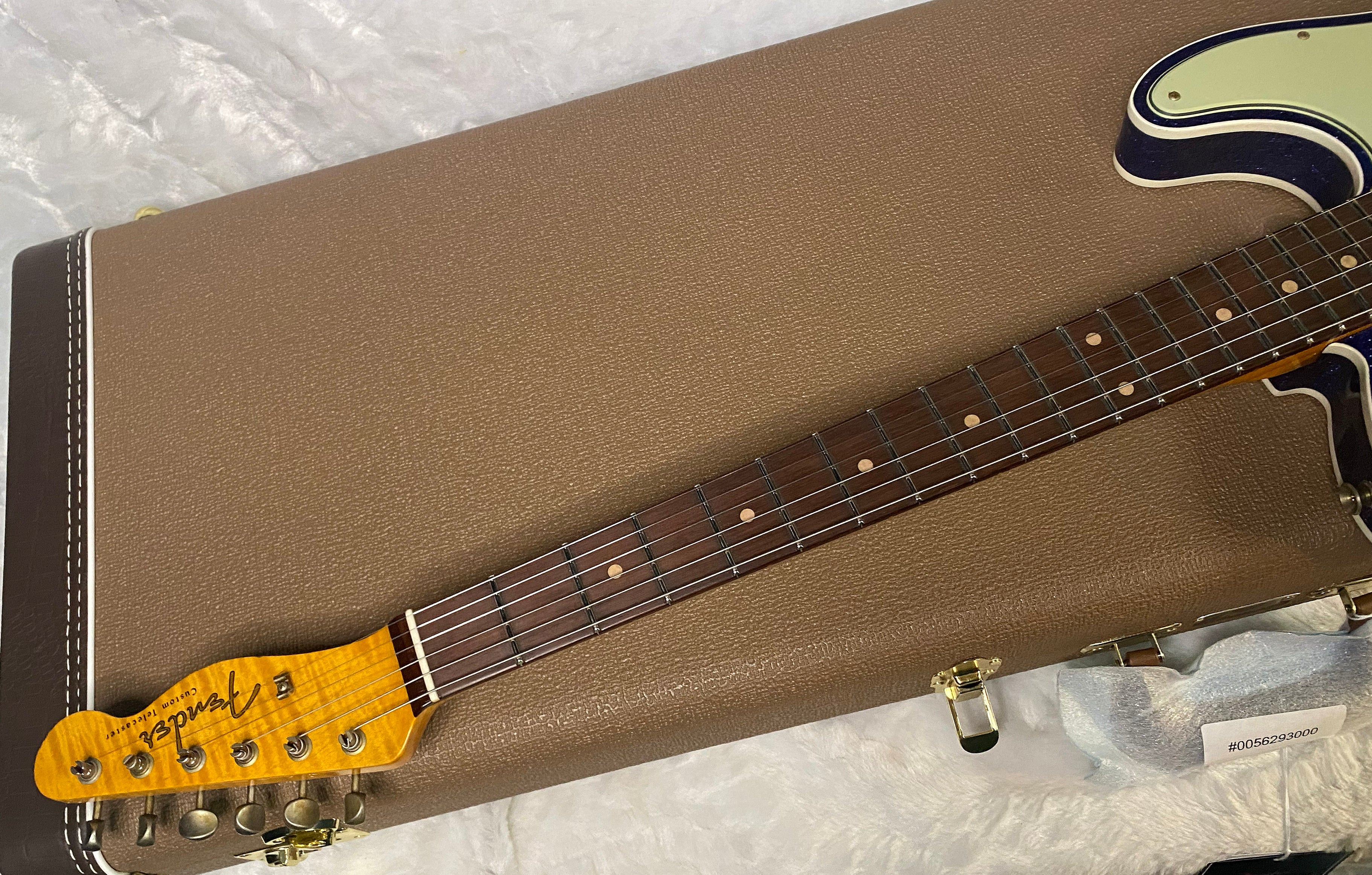 NEW! Fender Custom Shop Flamethrower Telecaster Custom - Journeyman Relic - Modern Specs - Texas Special Pick-Ups - AAAA Flamed Neck - Purple Sparkle - Authorized Dealer - 7.6lbs - G06941