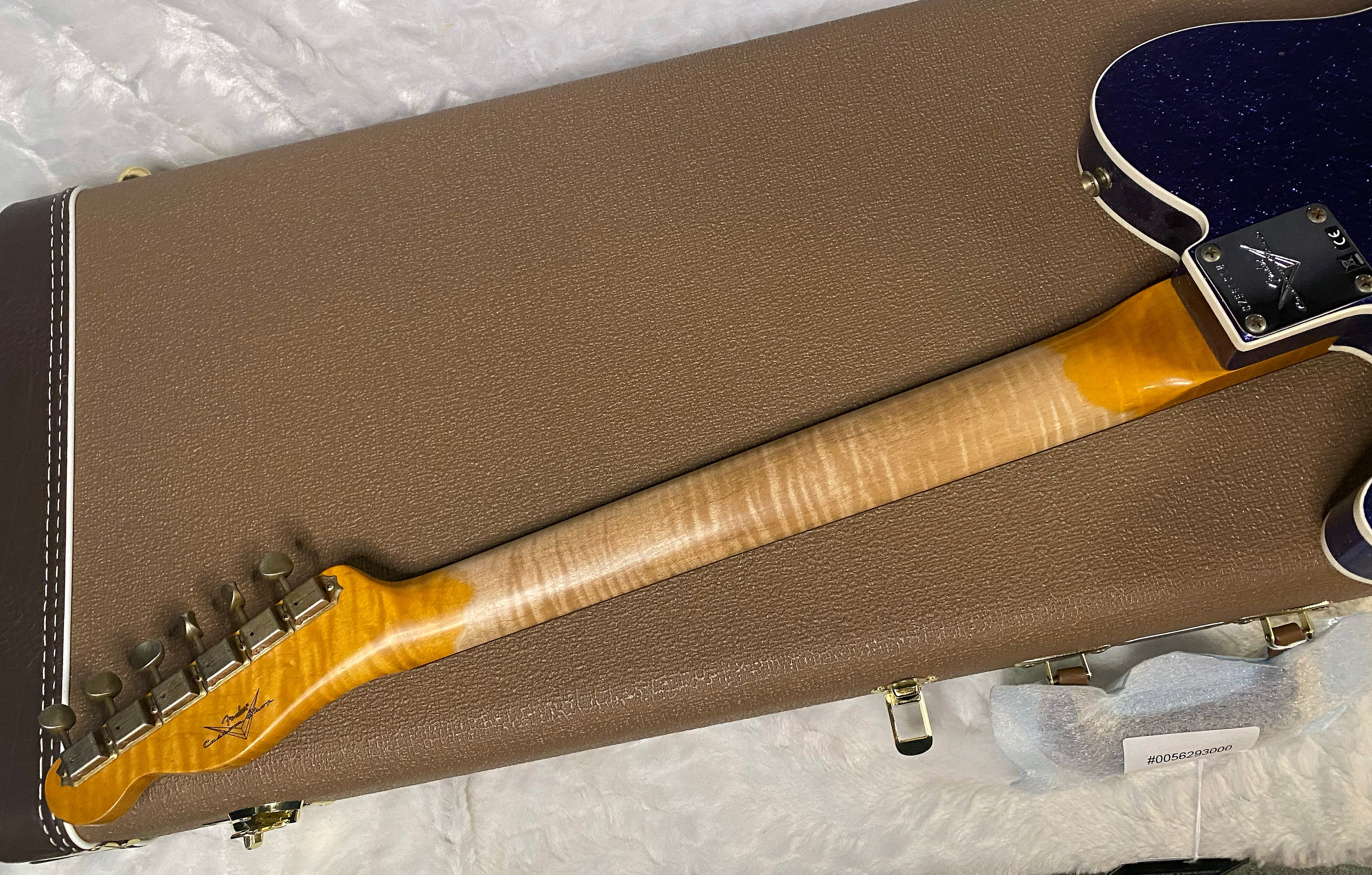 NEW! Fender Custom Shop Flamethrower Telecaster Custom - Journeyman Relic - Modern Specs - Texas Special Pick-Ups - AAAA Flamed Neck - Purple Sparkle - Authorized Dealer - 7.6lbs - G06941