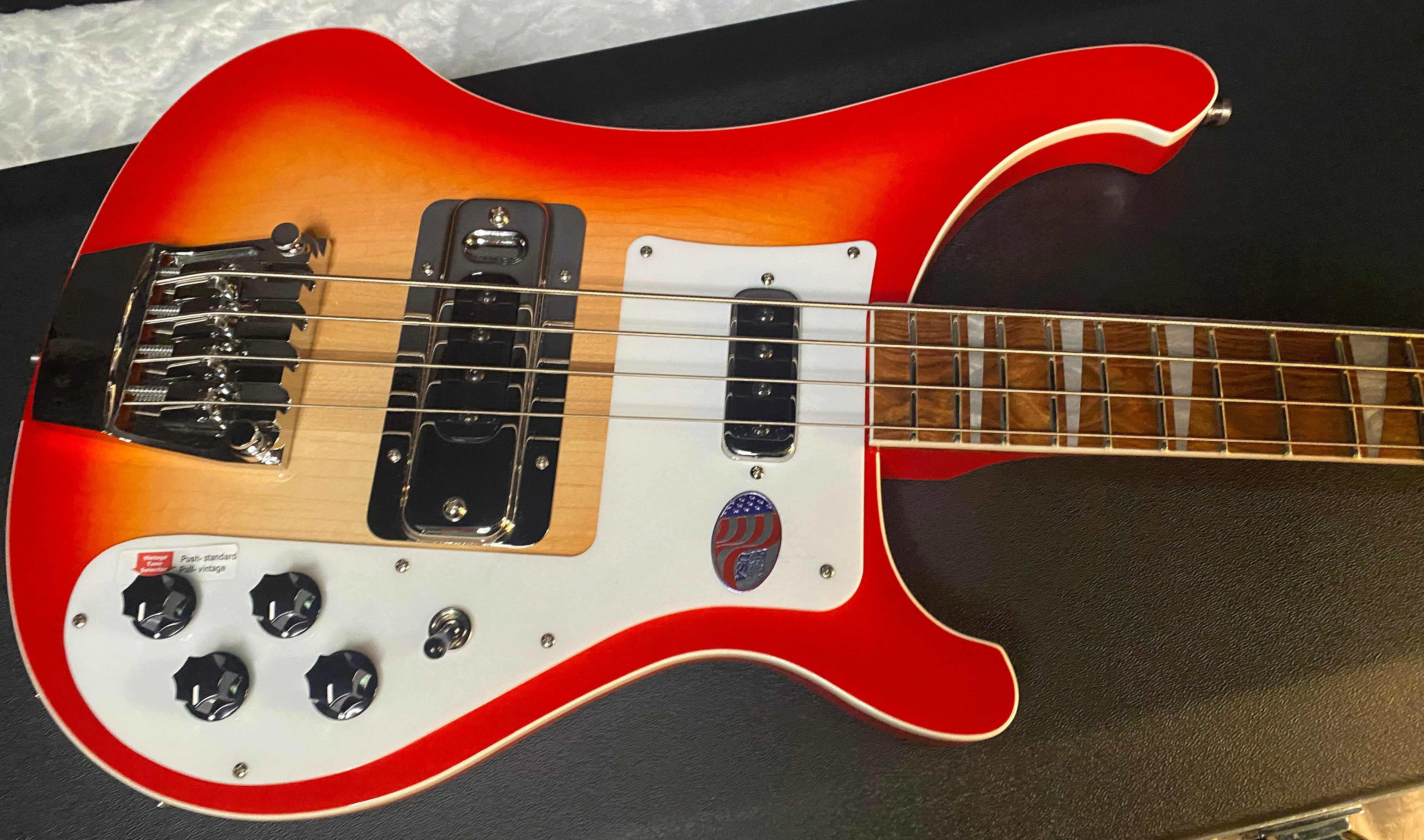 NEW! Rickenbacker 4003 Fire Glo FG - 4-String Bass - Authorized Dealer - 9.4 lbs - G06189
