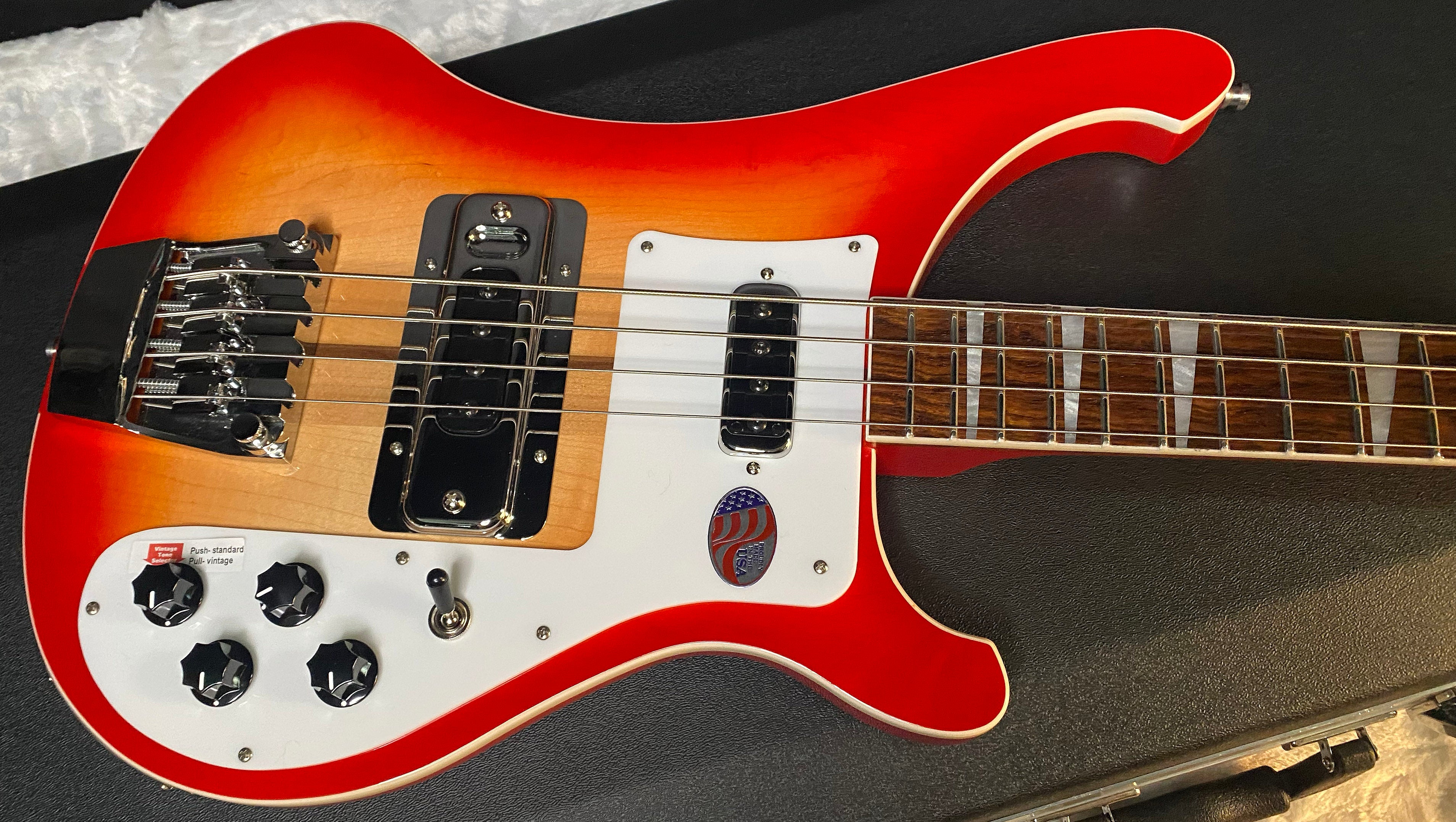 NEW! Rickenbacker 4003 Fire Glo FG - 4-String Bass - Authorized Dealer - 10 lbs - G06190