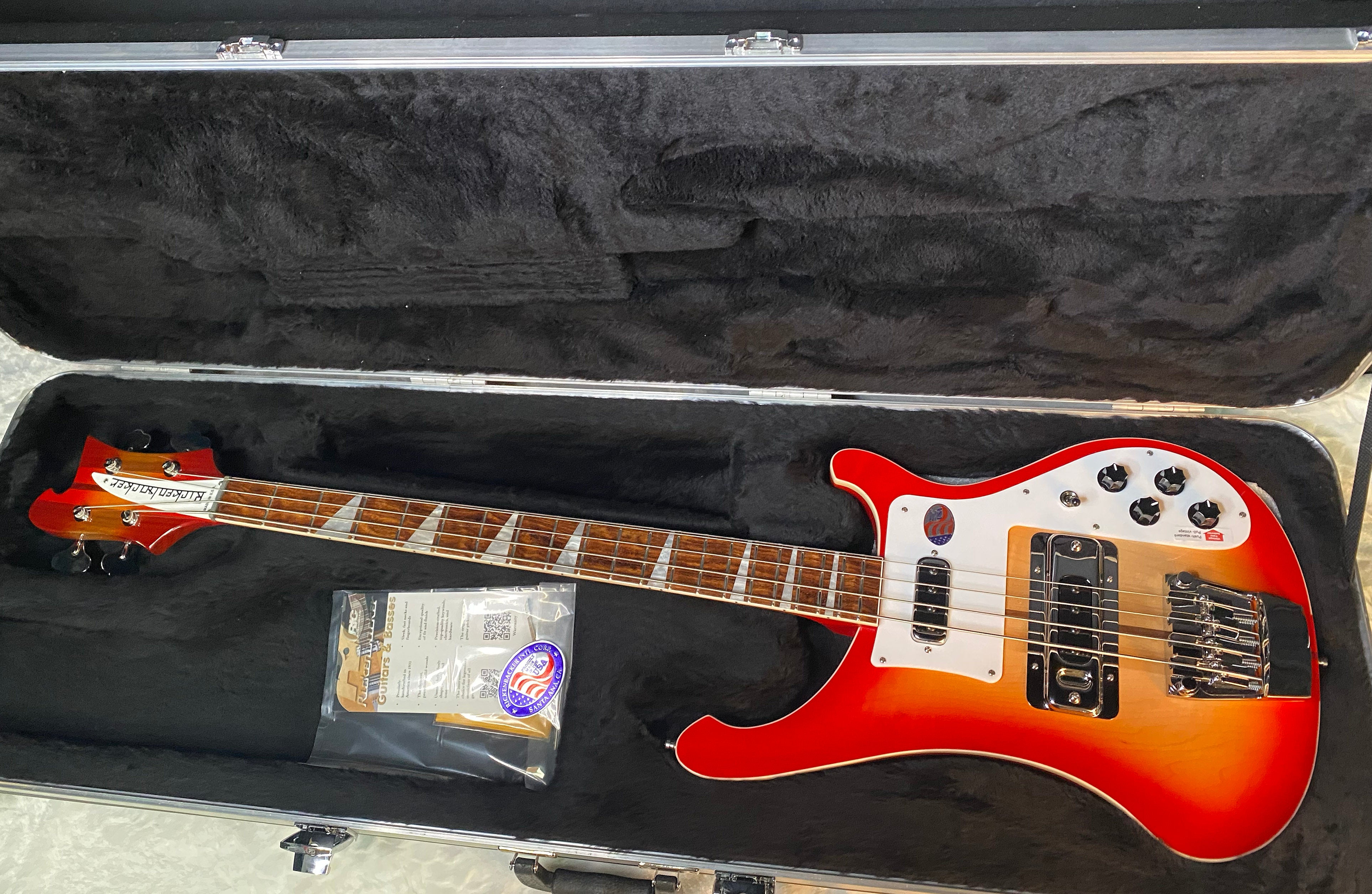 NEW! Rickenbacker 4003 Fire Glo FG - 4-String Bass - Authorized Dealer - 10 lbs - G06190