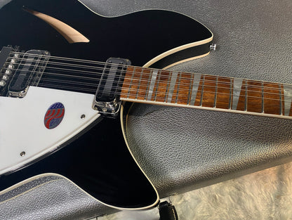 NEW! Rickenbacker 360/12C63 C Series 12-String Electric Guitar Jet Glo - Authorized Dealer - In-Stock! 8.2lbs - G06939