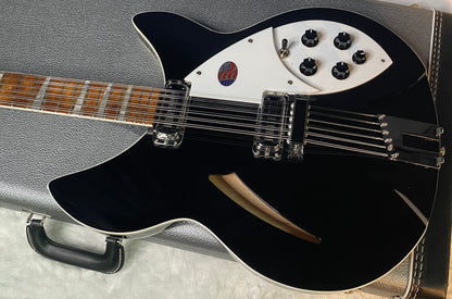NEW! Rickenbacker 360/12C63 C Series 12-String Electric Guitar Jet Glo - Authorized Dealer - In-Stock! 8.2lbs - G06939
