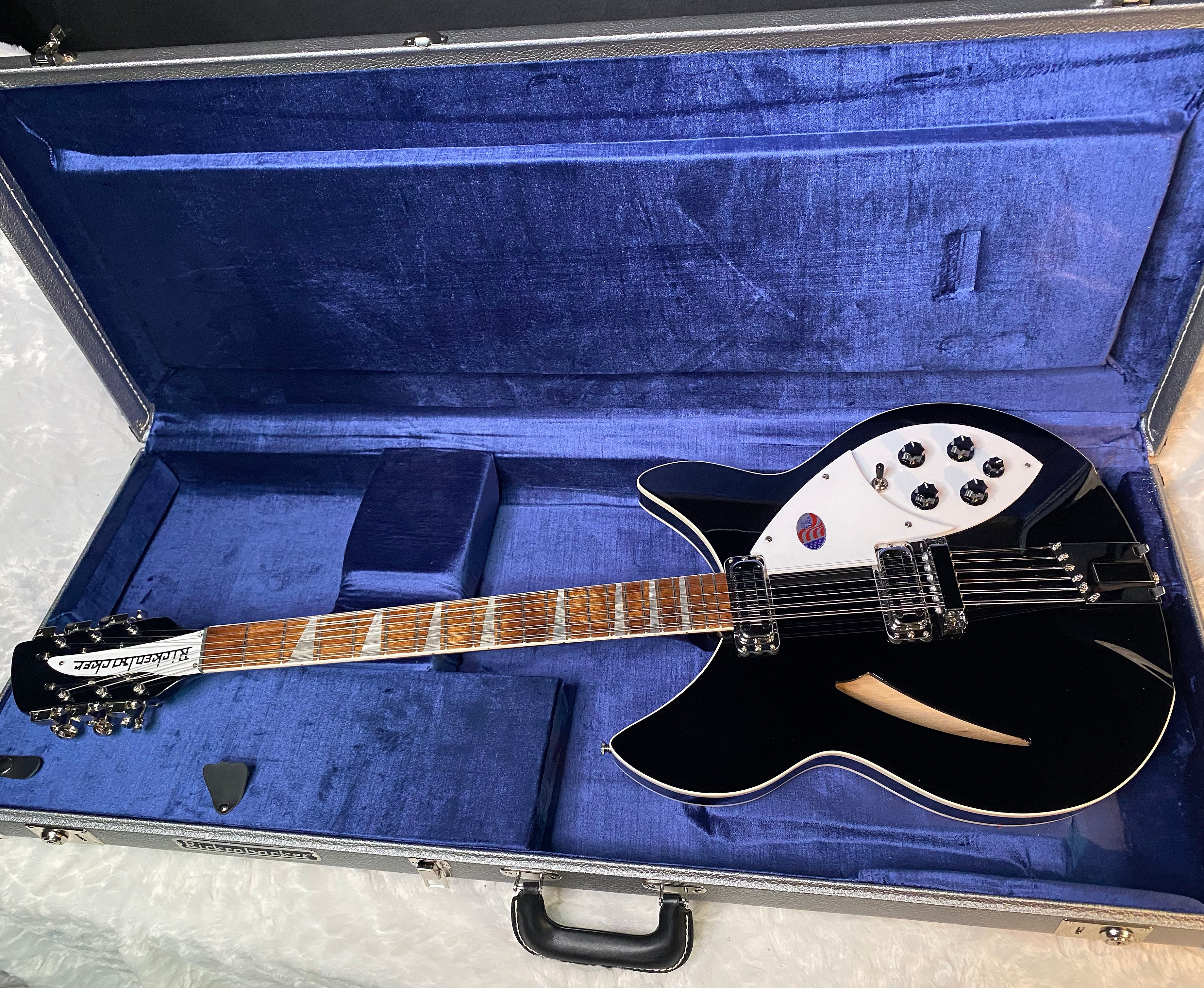 NEW! Rickenbacker 360/12C63 C Series 12-String Electric Guitar Jet Glo - Authorized Dealer - In-Stock! 8.2lbs - G06939