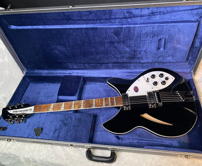 NEW! Rickenbacker 360/12C63 C Series 12-String Electric Guitar Jet Glo - Authorized Dealer - In-Stock! 8.2lbs - G06939