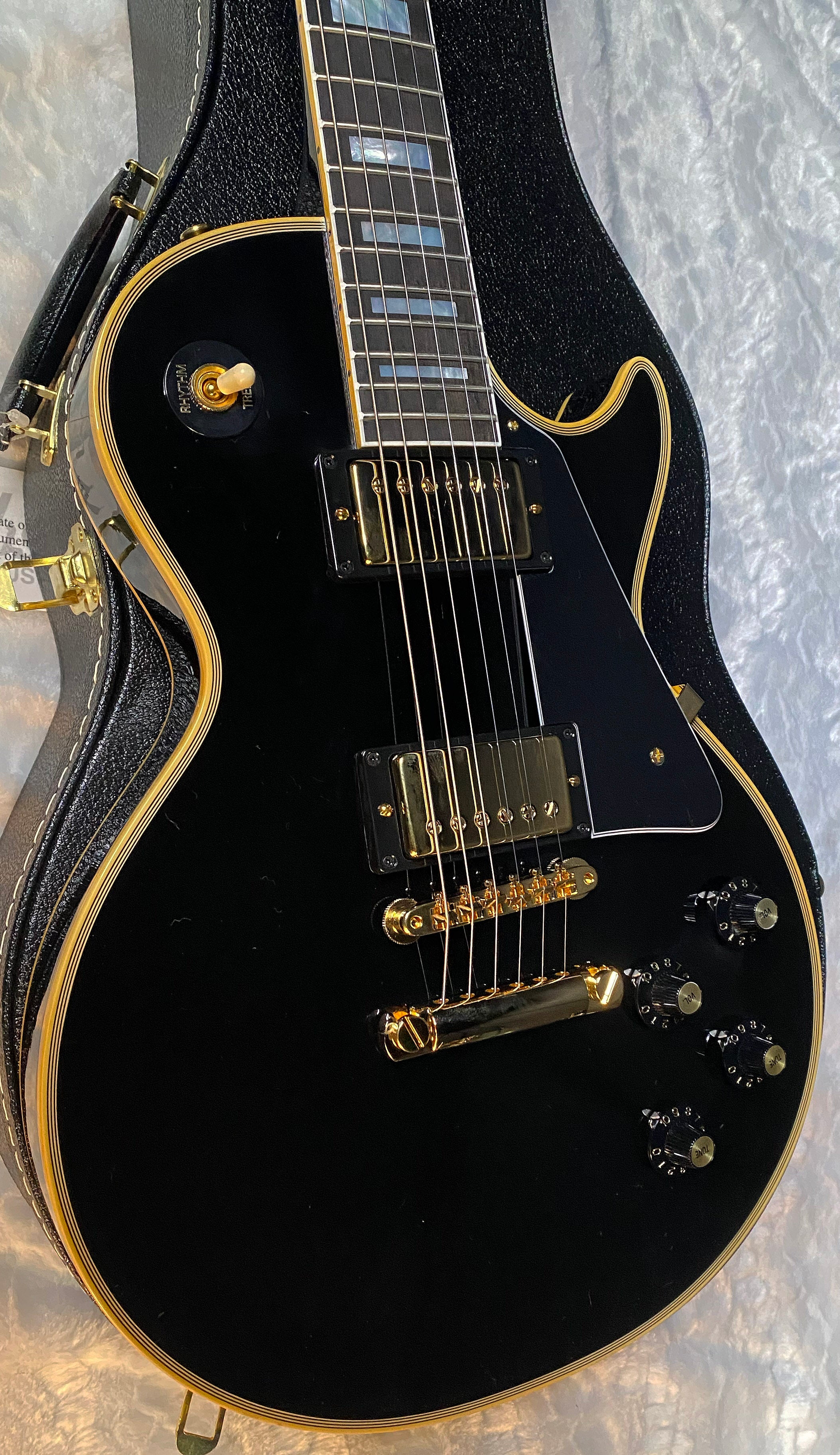 NEW! Gibson Custom Shop '68 Les Paul Custom Reissue - Gloss Ebony - Authorized Dealer - 9.1 lbs - G06175
