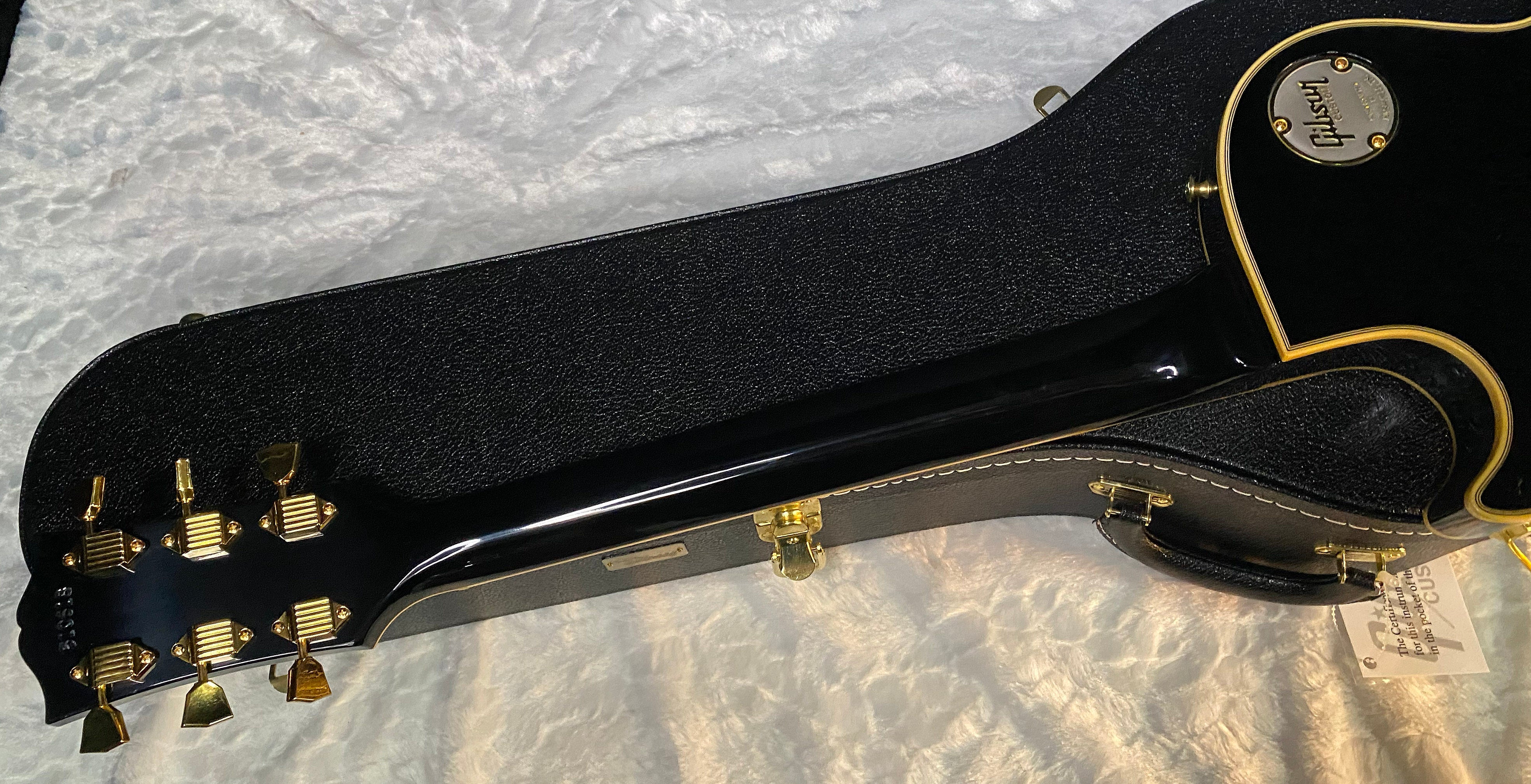 NEW! Gibson Custom Shop '68 Les Paul Custom Reissue - Gloss Ebony - Authorized Dealer - 9.1 lbs - G06175