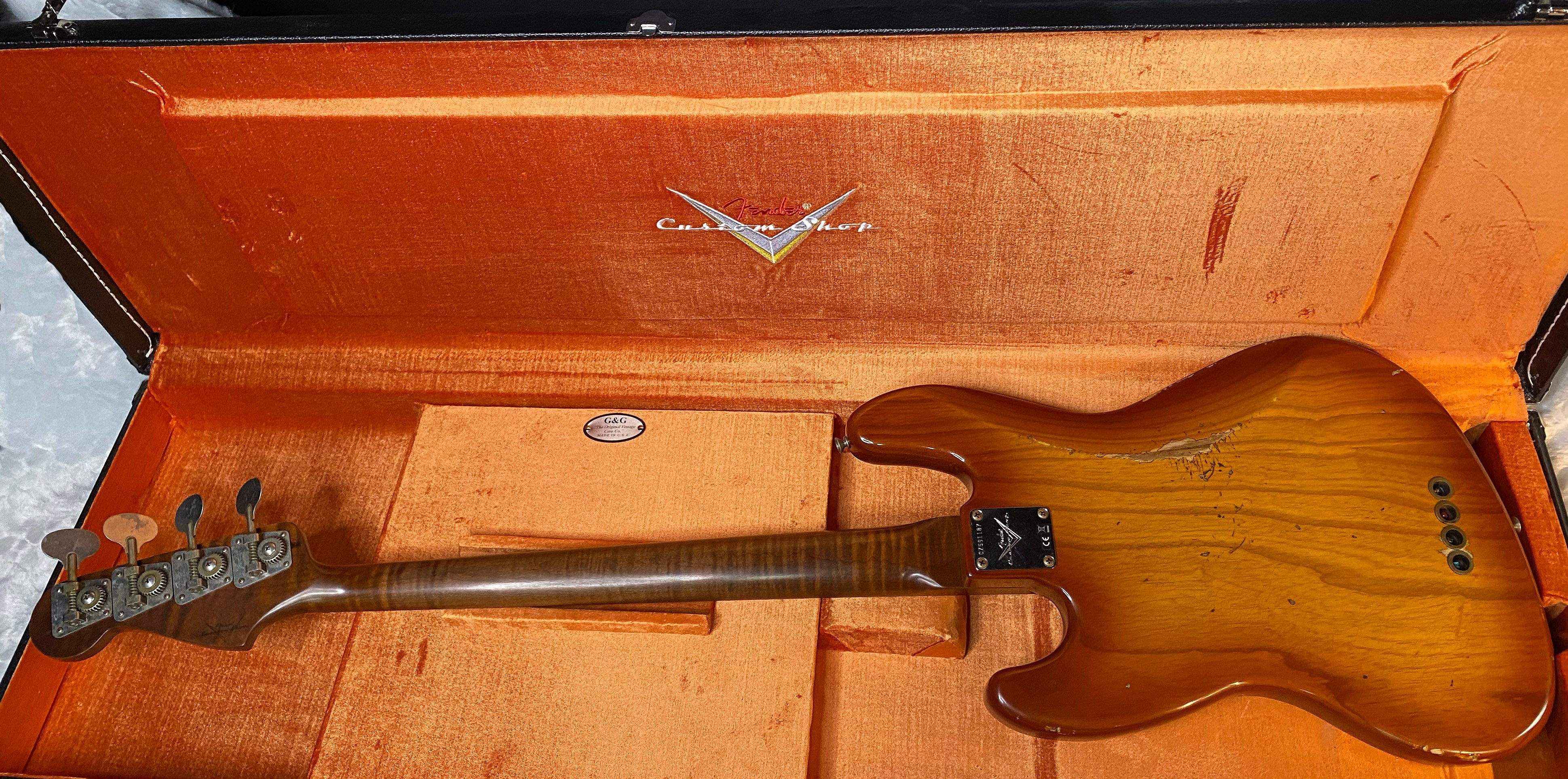 NEW! Fender Artisan Burl Maple Jazz Bass Relic AAA Rosewood - Roasted AA Flamed Maple Neck - Honey Burst Finish - 9.3lbs - Authorized Dealer - G06940