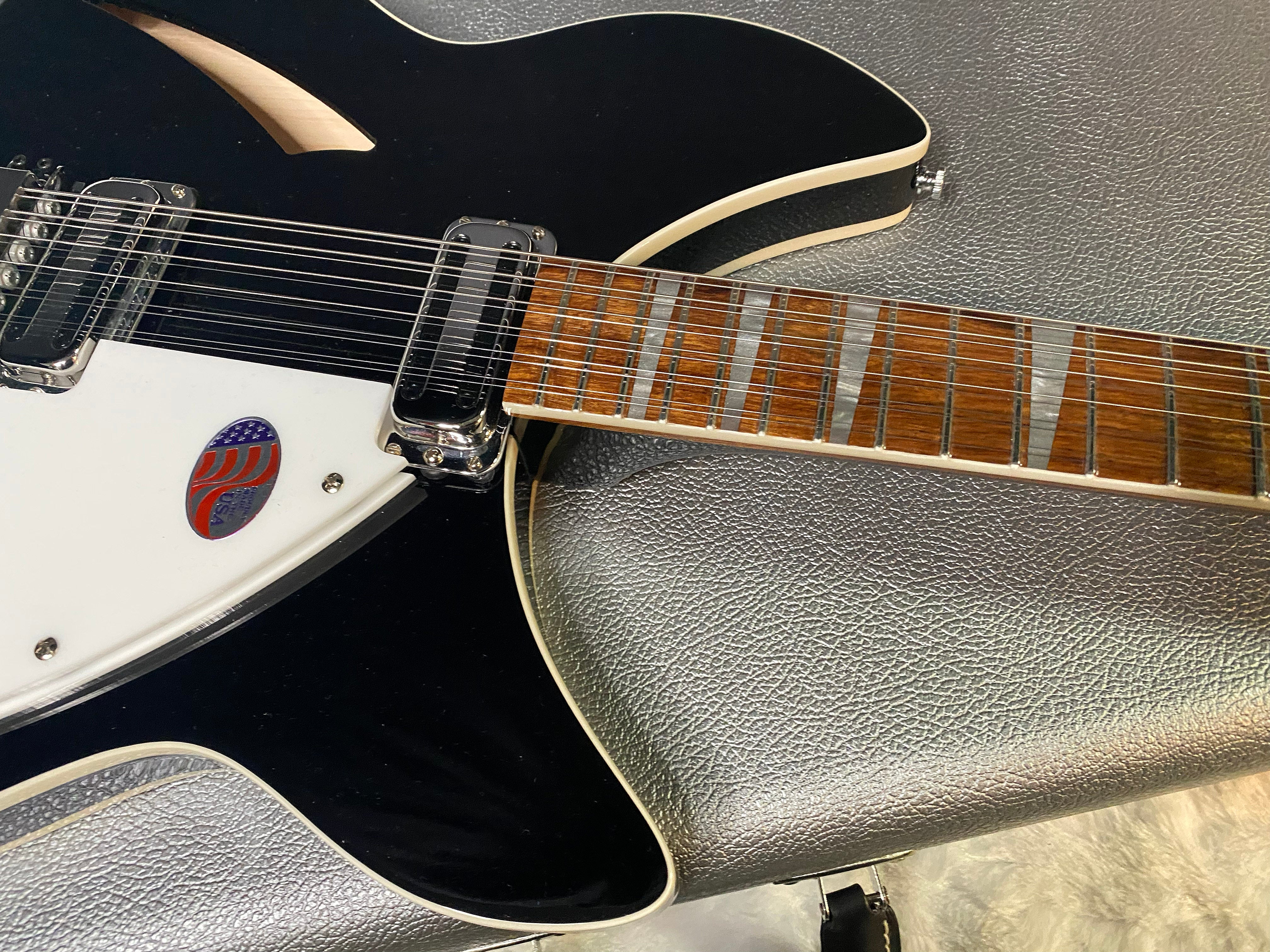NEW! Rickenbacker 360/12C63 C Series 12-String Electric Guitar Jet Glo - Authorized Dealer - In-Stock! 8.1lbs - G06938