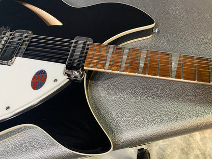 NEW! Rickenbacker 360/12C63 C Series 12-String Electric Guitar Jet Glo - Authorized Dealer - In-Stock! 8.1lbs - G06938