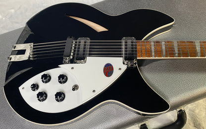 NEW! Rickenbacker 360/12C63 C Series 12-String Electric Guitar Jet Glo - Authorized Dealer - In-Stock! 8.1lbs - G06938