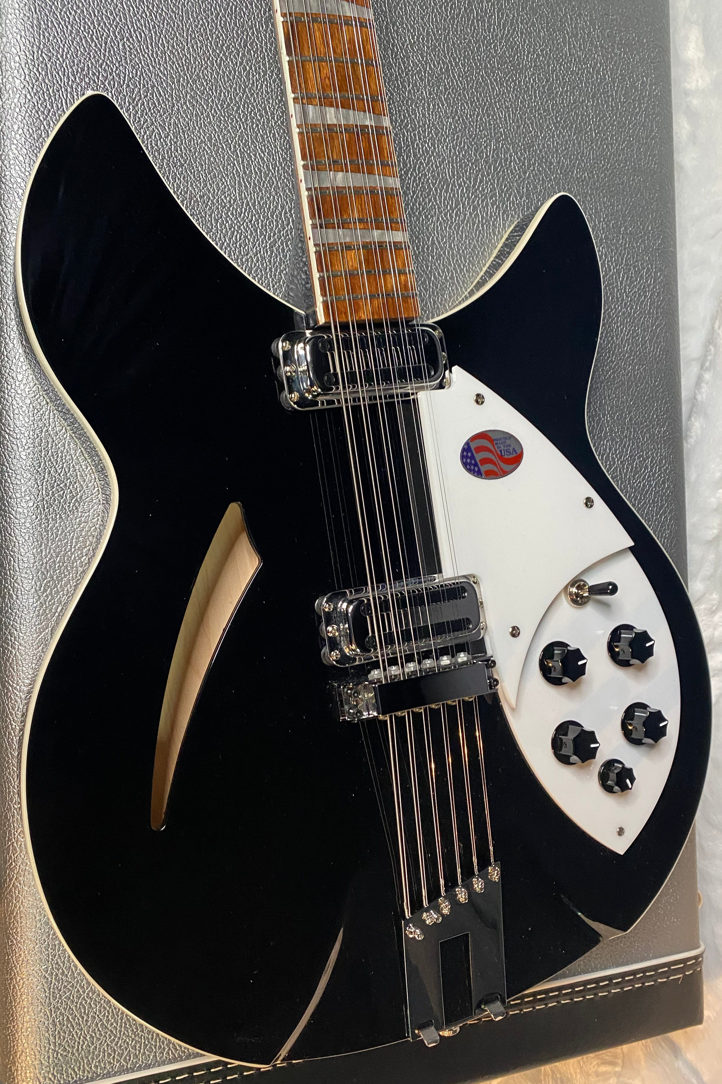 NEW! Rickenbacker 360/12C63 C Series 12-String Electric Guitar Jet Glo - Authorized Dealer - In-Stock! 8.1lbs - G06938