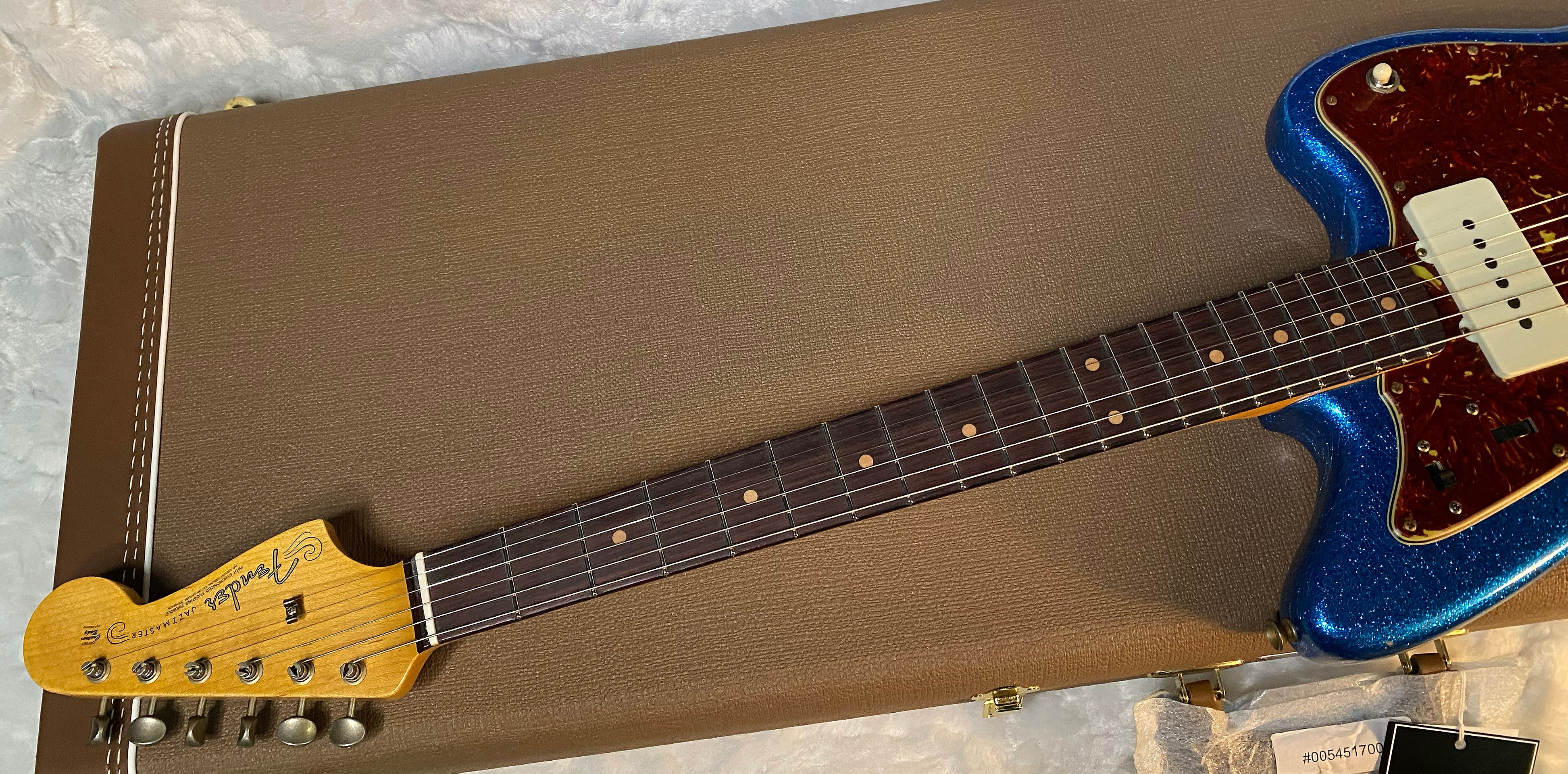 NEW! Fender Custom Shop '62 Reissue Jazzmaster Journeyman Relic - Blue Sparkle - Authorized Dealer - In-Stock! 8.2lbs - G05494