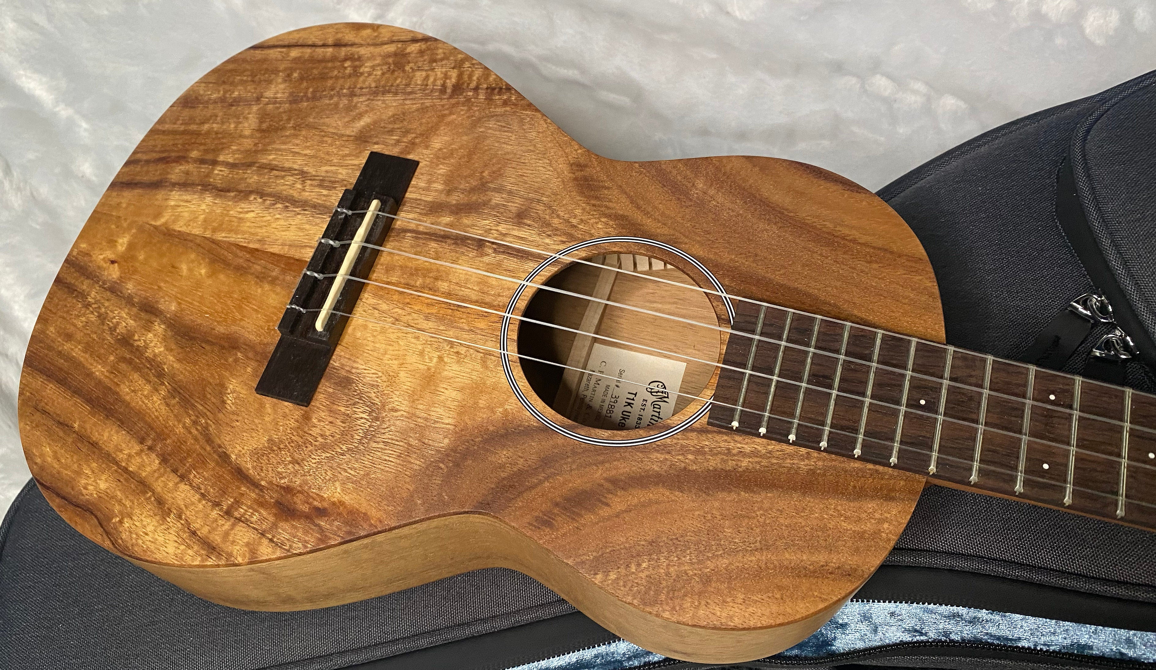 NEW! Martin T1K Tenor Ukulele - Natural - Deluxe Gig Bag - Authorized Dealer - G06918 1.25lbs