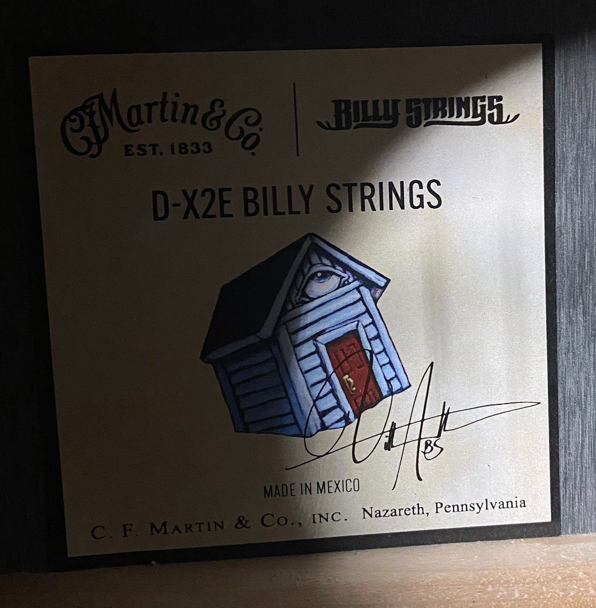 NEW! Martin D-X2E Billy Strings Signature Acoustic-Electric Guitar - Natural - 4.75 lbs - Authorized Dealer - G06945