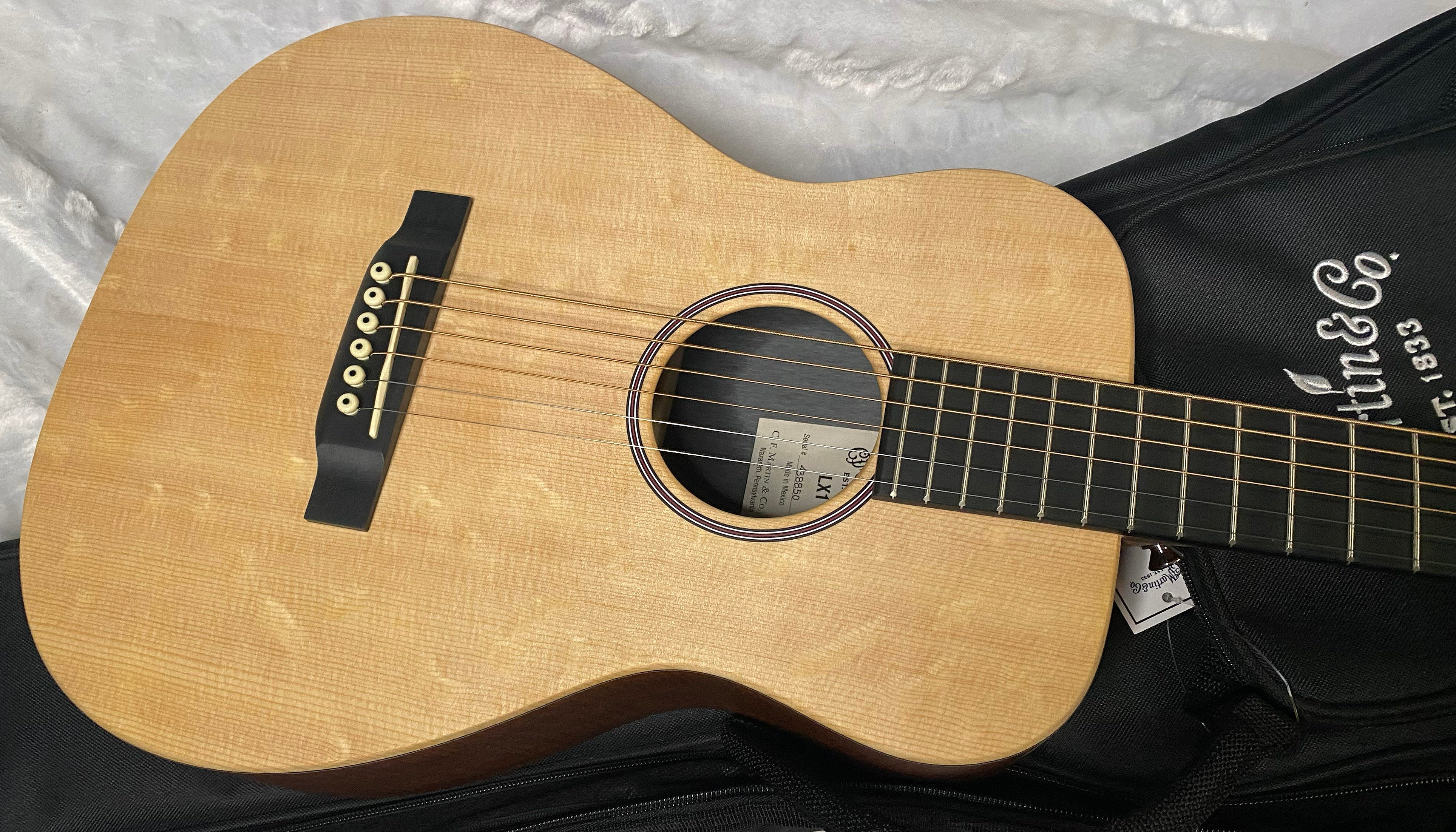 NEW! Martin LX1 Little Martin Acoustic Guitar - Natural - 3.75lbs - Gig Bag - Authorized Dealer - G06920