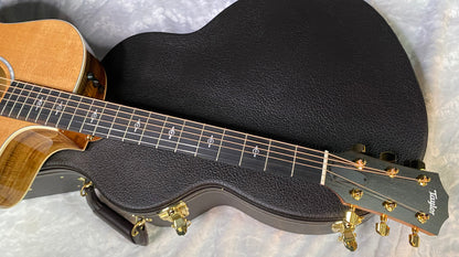 NEW! Taylor 214ce-K DLX Koa Grand Auditorium Acoustic-Electric Guitar Natural Finish - 4.8lbs - Authorized Dealer - G06210