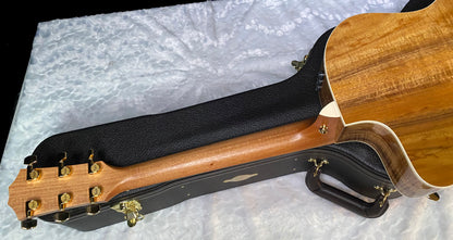 NEW! Taylor 214ce-K DLX Koa Grand Auditorium Acoustic-Electric Guitar Natural Finish - 4.8lbs - Authorized Dealer - G06210