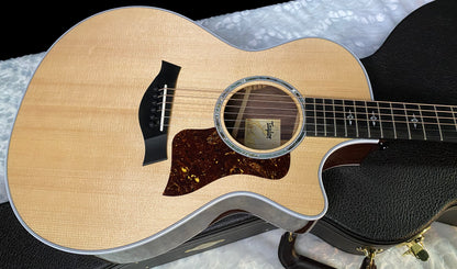 NEW! Taylor 412ce V-Class Acoustic-Electric Guitar - Natural - Authorized Dealer - 4.65 lbs - G06209