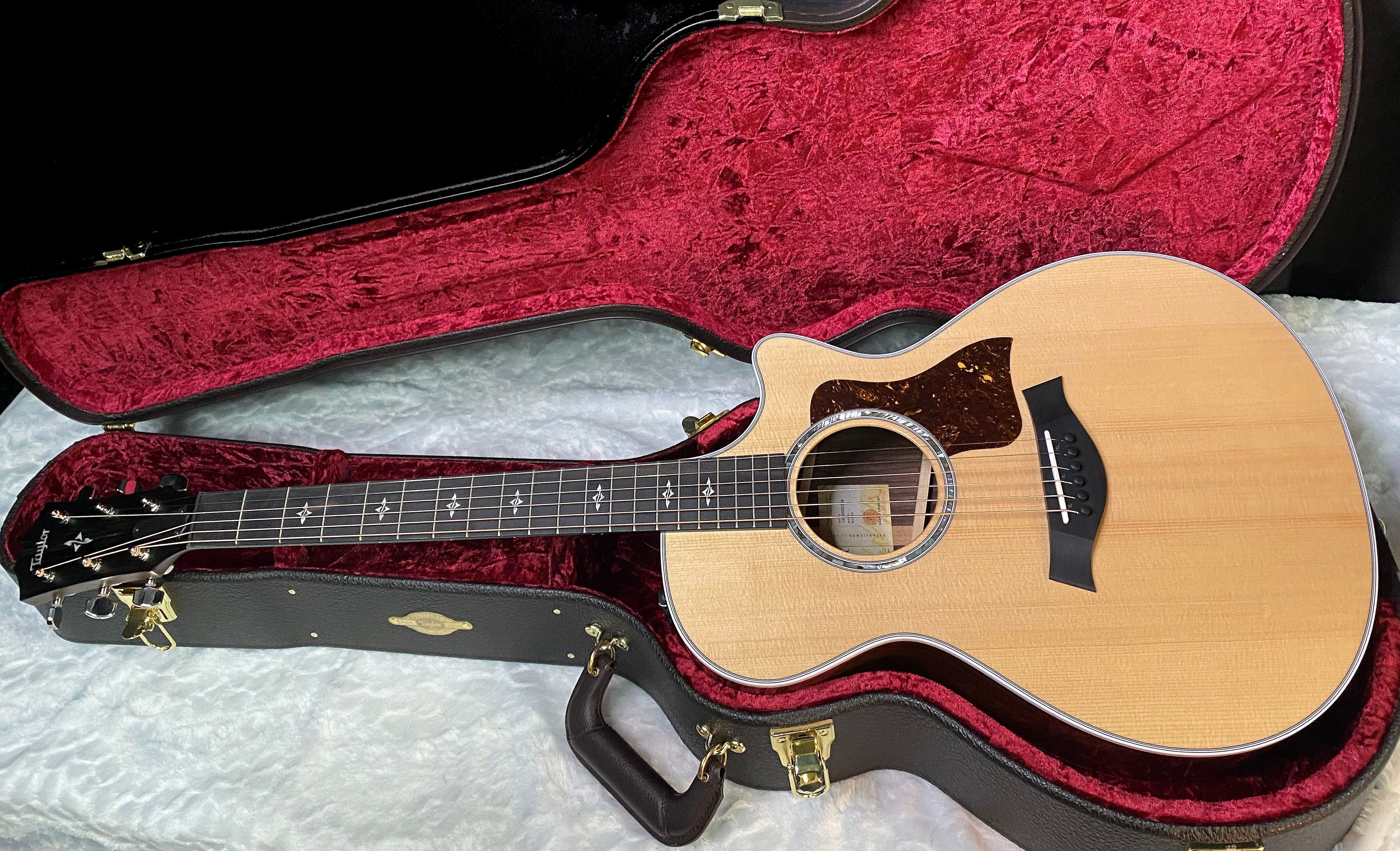 NEW! Taylor 412ce V-Class Acoustic-Electric Guitar - Natural - Authorized Dealer - 4.65 lbs - G06209