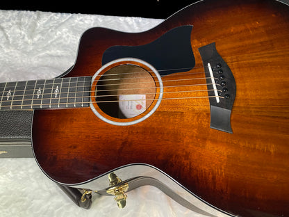 NEW! Taylor 224ce-K DLX Grand Auditorium Acoustic-Electric Guitar - Tobacco - 4.9lbs - Authorized Dealer - G06214