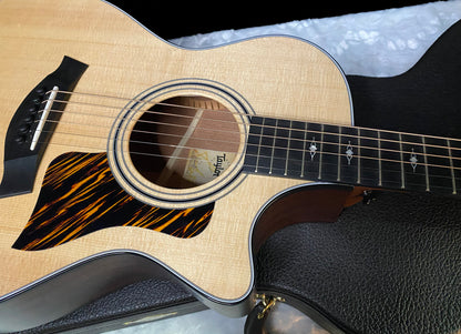 NEW! Taylor 312ce V-Class Grand Concert Acoustic-Electric Guitar - Natural - 4.3lbs - Authorized Dealer - G06217