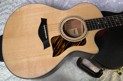 NEW! Taylor 312ce V-Class Grand Concert Acoustic-Electric Guitar - Natural - 4.3lbs - Authorized Dealer - G06217