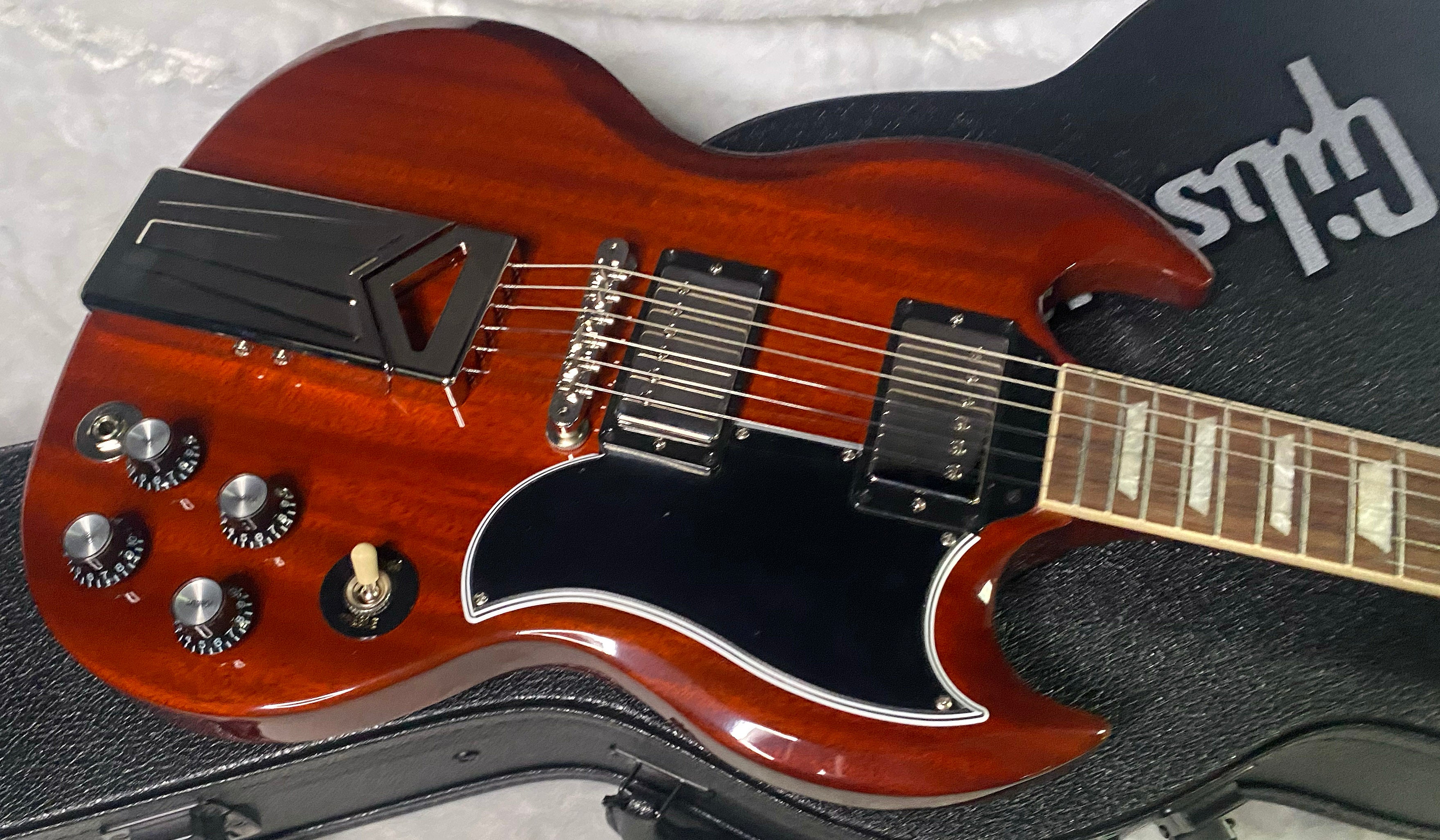NEW ! Gibson Gibson USA: Jake Kiszka SG Standard Limited Edition - Faded Cherry - Only 6.8 lbs - Greta Van Fleet - Authorized Dealer - G06810