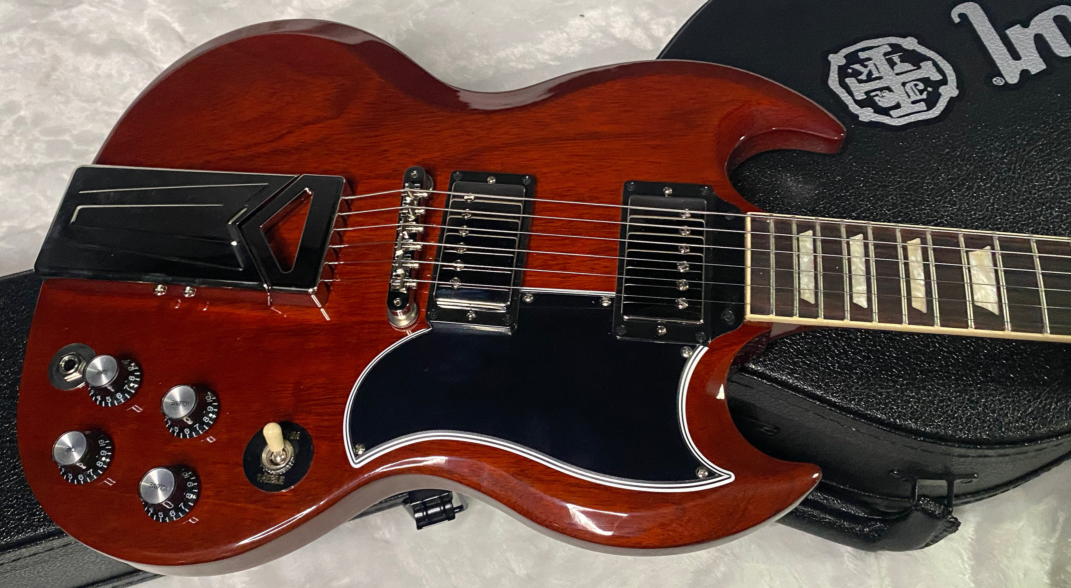 NEW ! Gibson Gibson USA: Jake Kiszka SG Standard Limited Edition - Faded Cherry - Only 6.5lbs - Greta Van Fleet - Authorized Dealer - G06794
