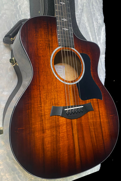NEW! Taylor 224ce-K DLX Grand Auditorium Acoustic-Electric Guitar - Tobacco - 4.65lbs - Authorized Dealer - G06232