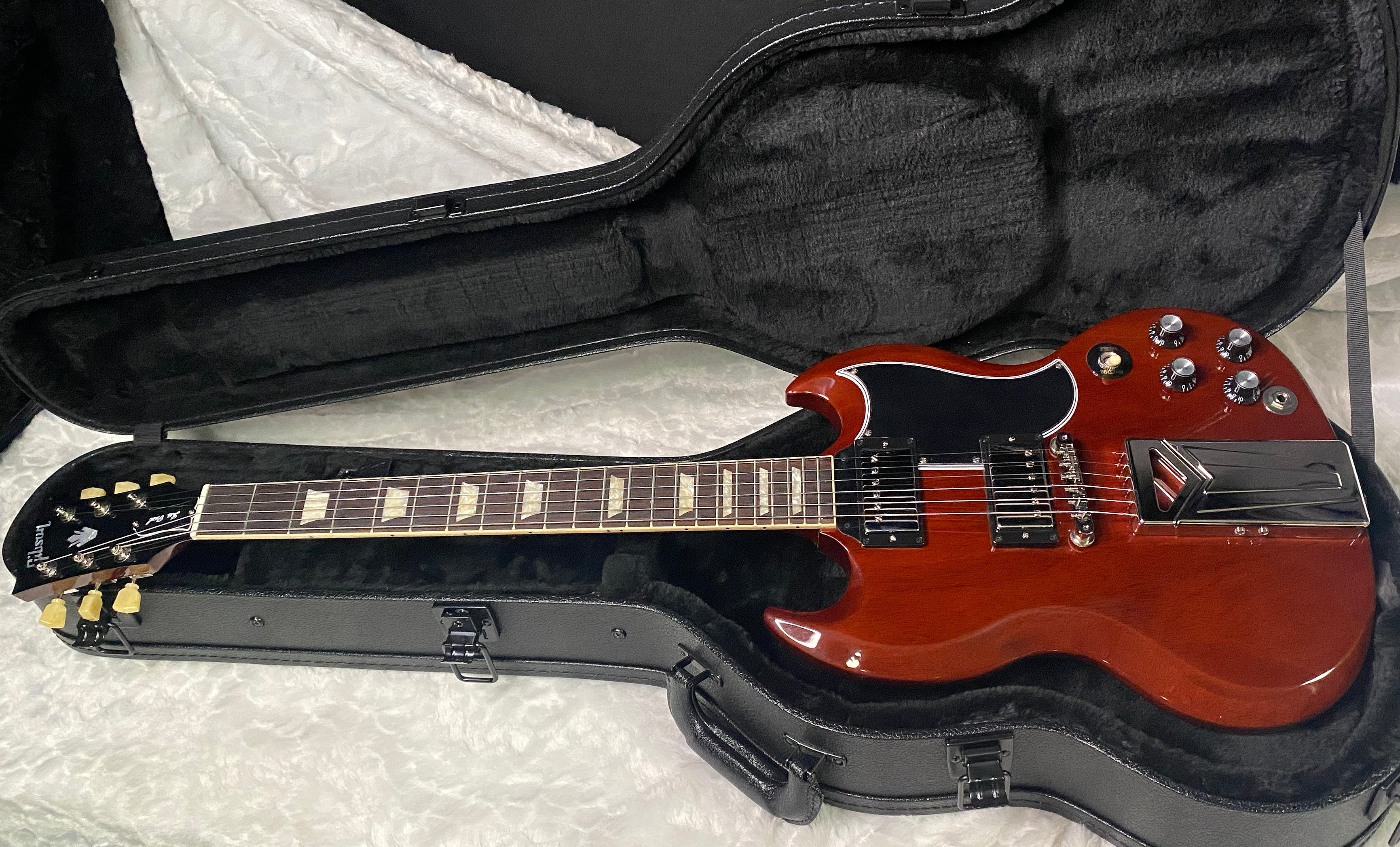 NEW ! Gibson Gibson USA: Jake Kiszka SG Standard Limited Edition - Faded Cherry - Only 6.5lbs - Greta Van Fleet - Authorized Dealer - G06794