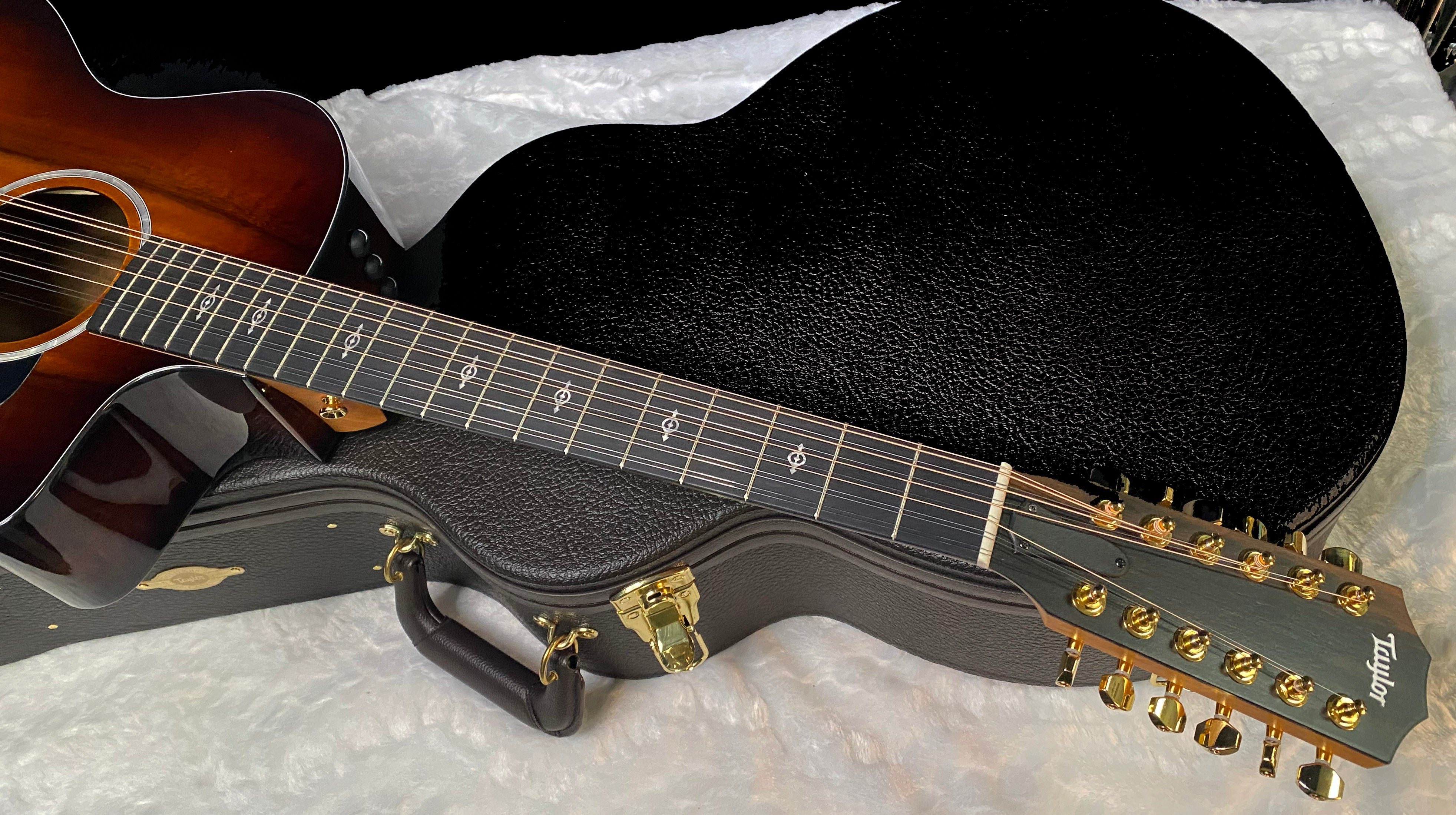 NEW! Taylor 264ce-K DLX Grand Auditorium 12-string Acoustic-Electric Guitar - Shaded Edge Burst - Authorized Dealer - 5.1lbs - G06224