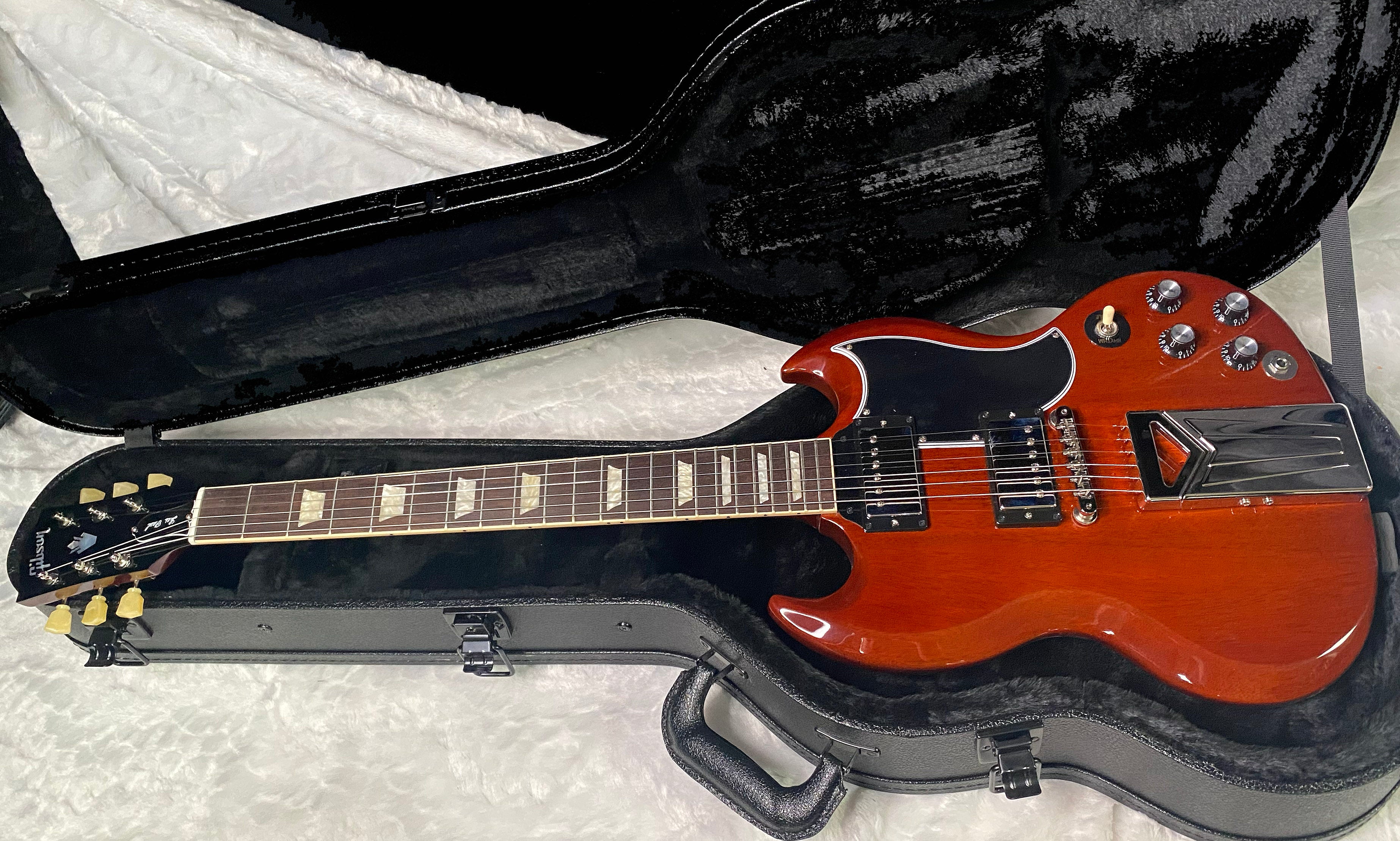 NEW ! Gibson Gibson USA: Jake Kiszka SG Standard Limited Edition - Faded Cherry - Only 6.1lbs - Greta Van Fleet - Authorized Dealer - G06804